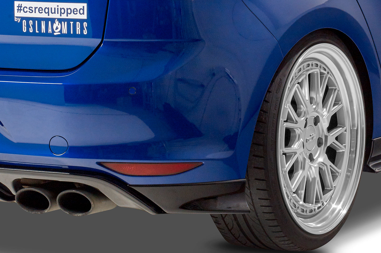 VW Golf 7 R/R-Line Rear Diffuser HA255-G