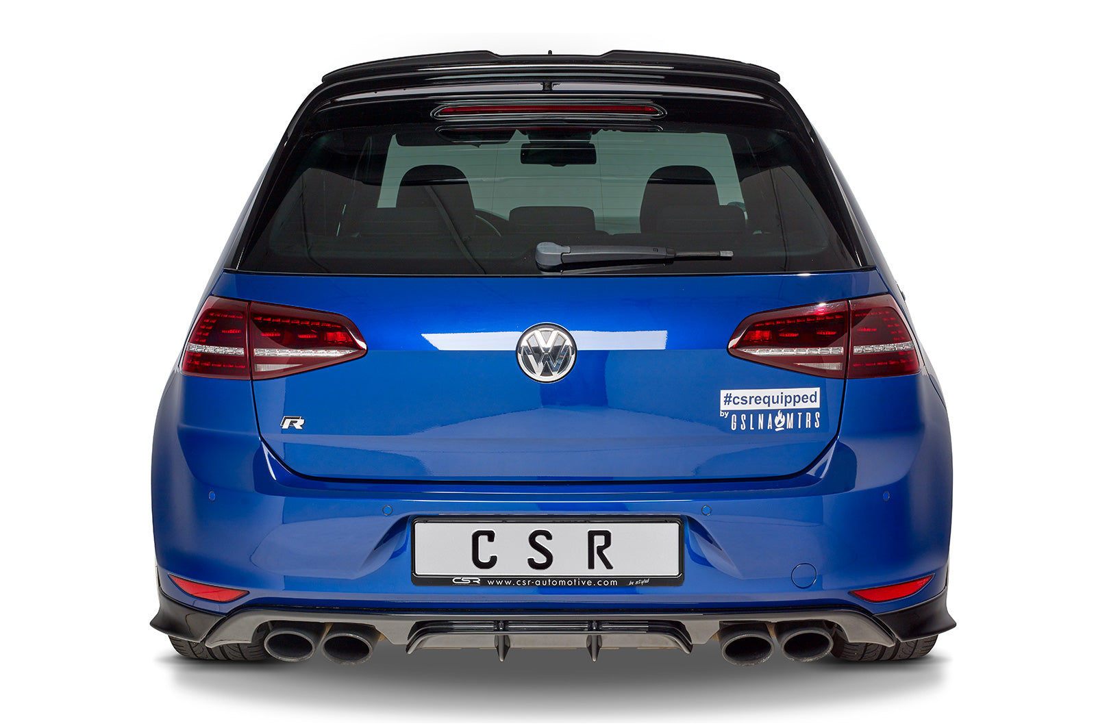 VW Golf 7 R/R-Line Rear Diffuser HA255-G