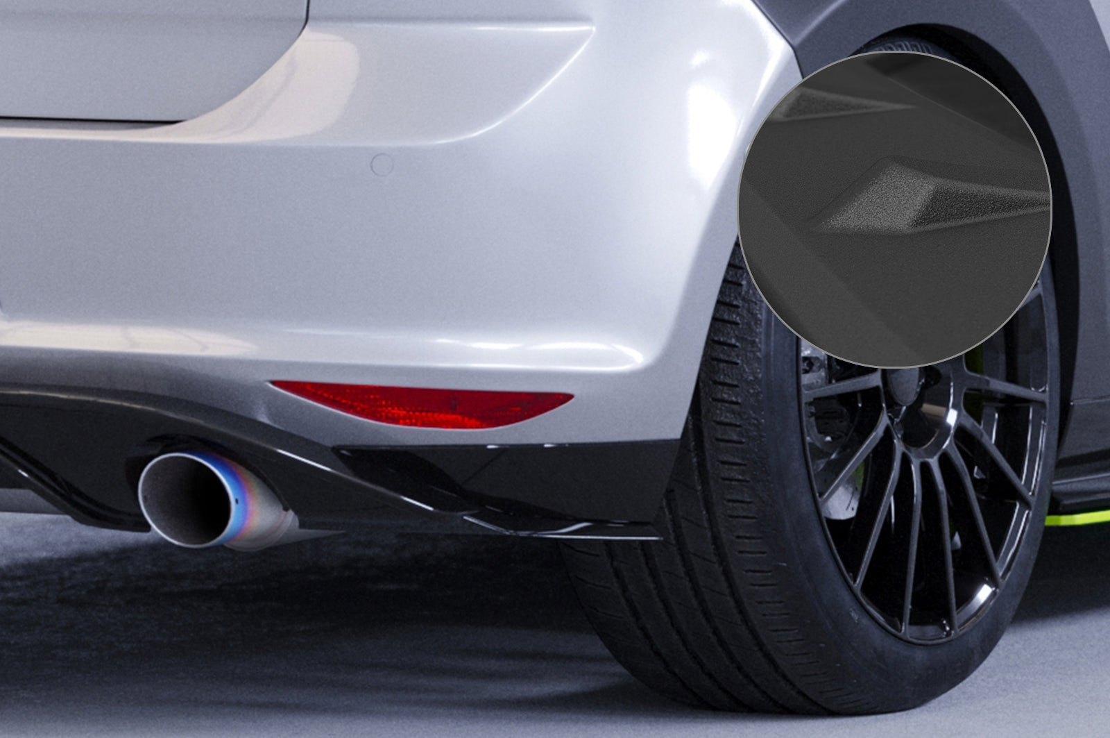 VW Golf 7 GTI/GTD/GTE/e-Golf Rear Diffuser HA263-G