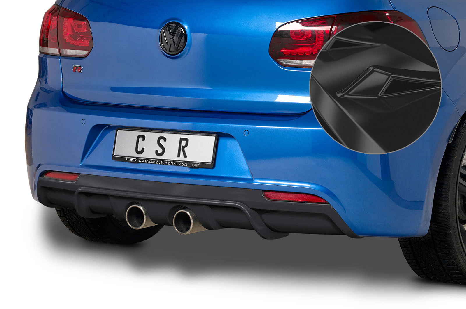 VW Golf 6 R Rear Diffuser HA268-G