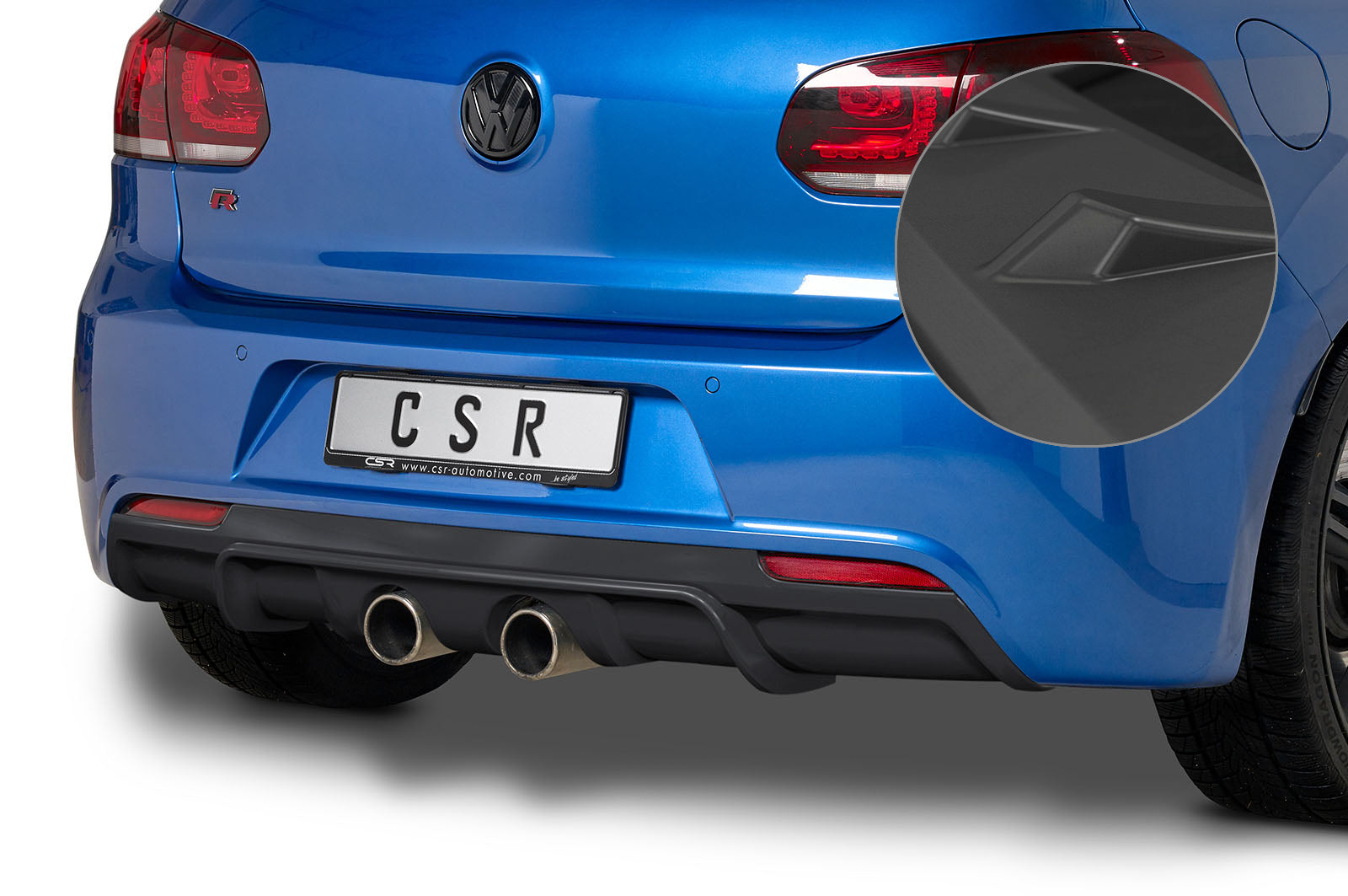 VW Golf 6 R Rear Diffuser HA268-G