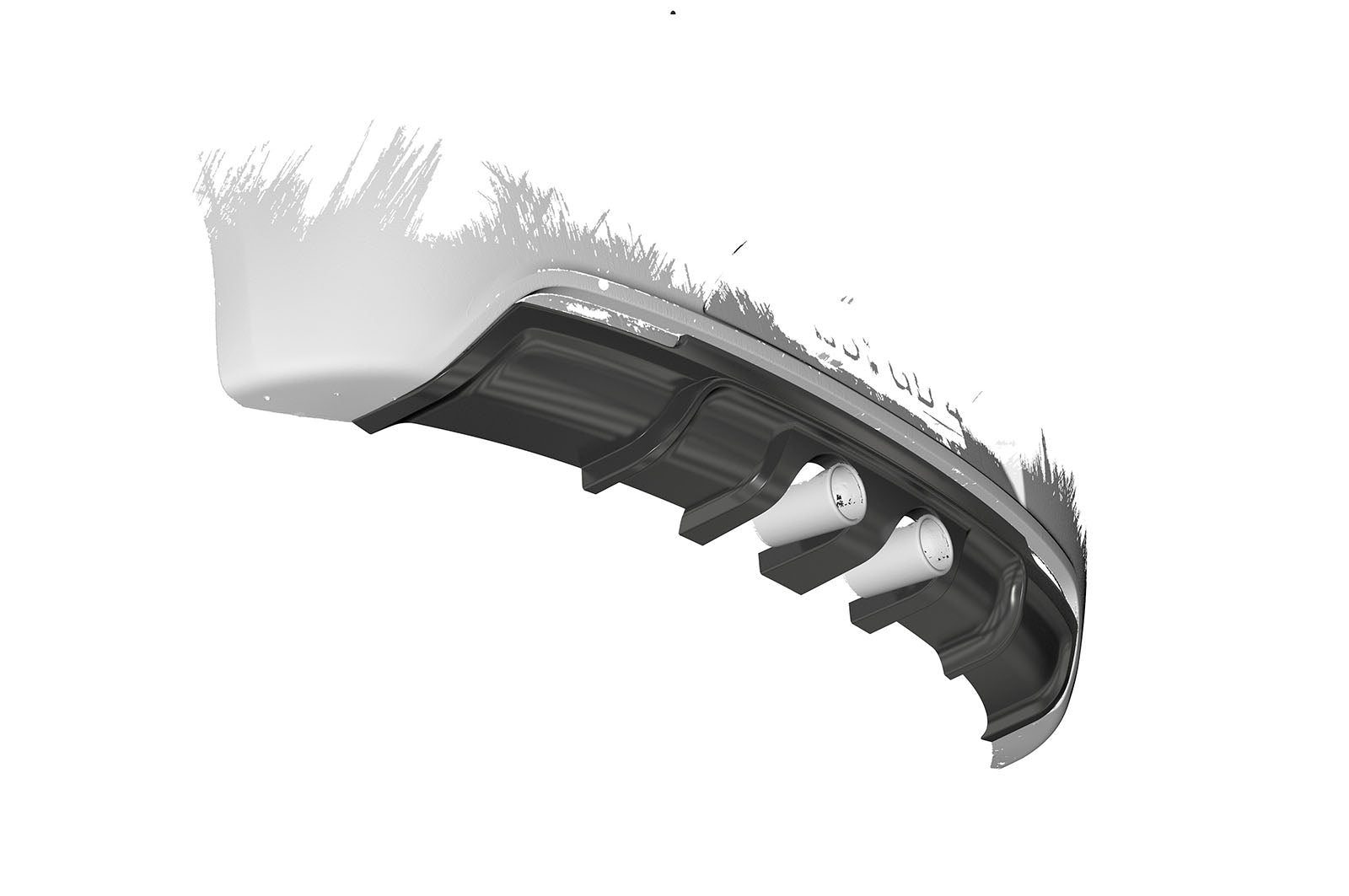 VW Golf 6 R Rear Diffuser HA268-G