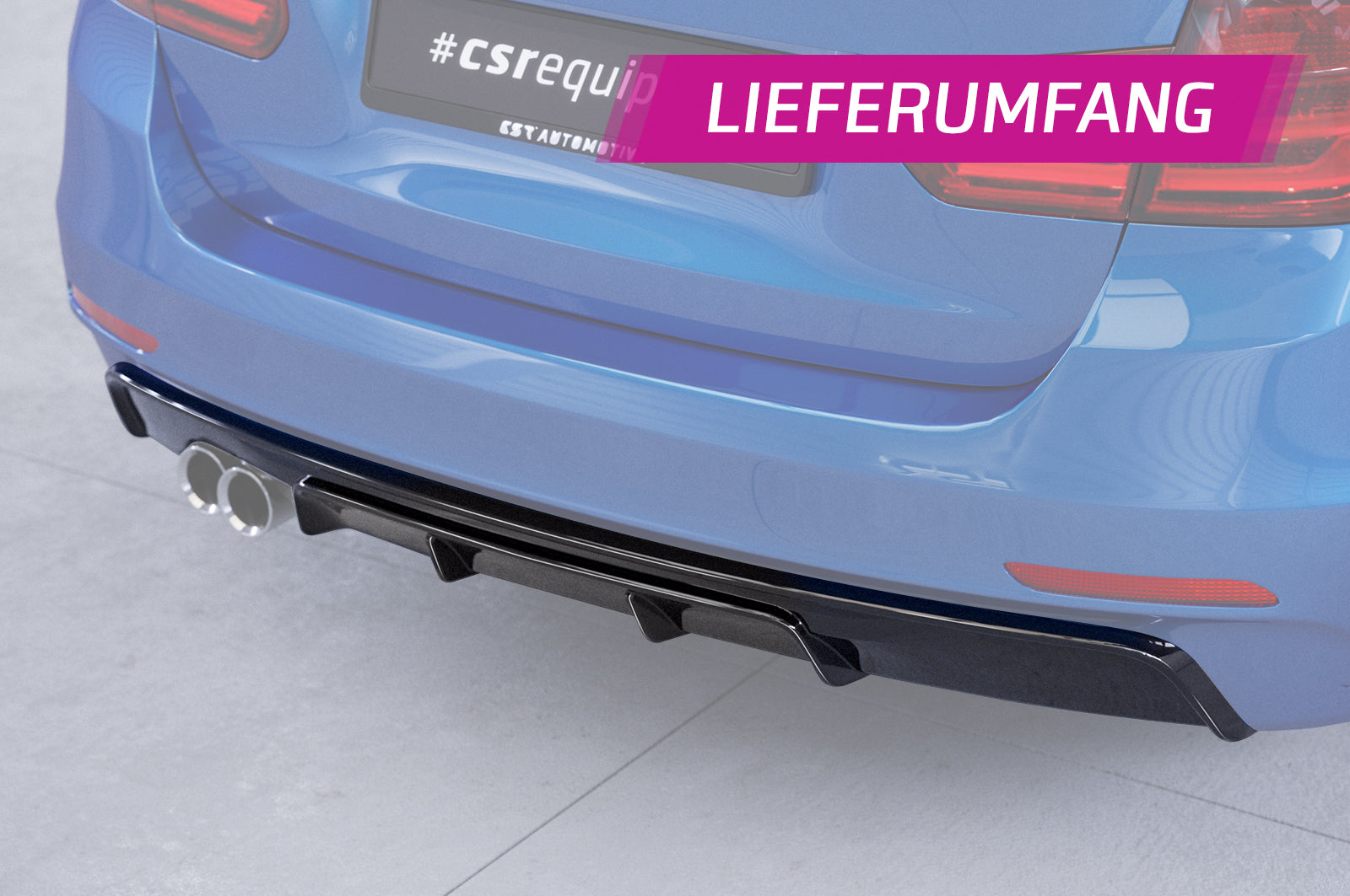BMW 3 F31 Rear Diffuser HA272-G