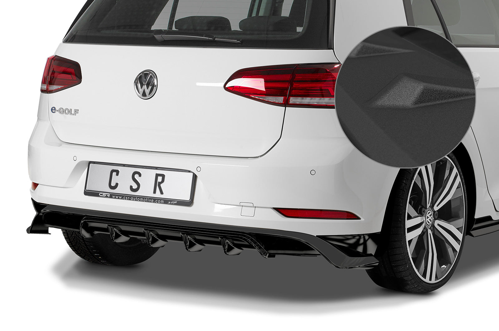 VW Golf 7/e-Golf Rear Diffuser HA279-G