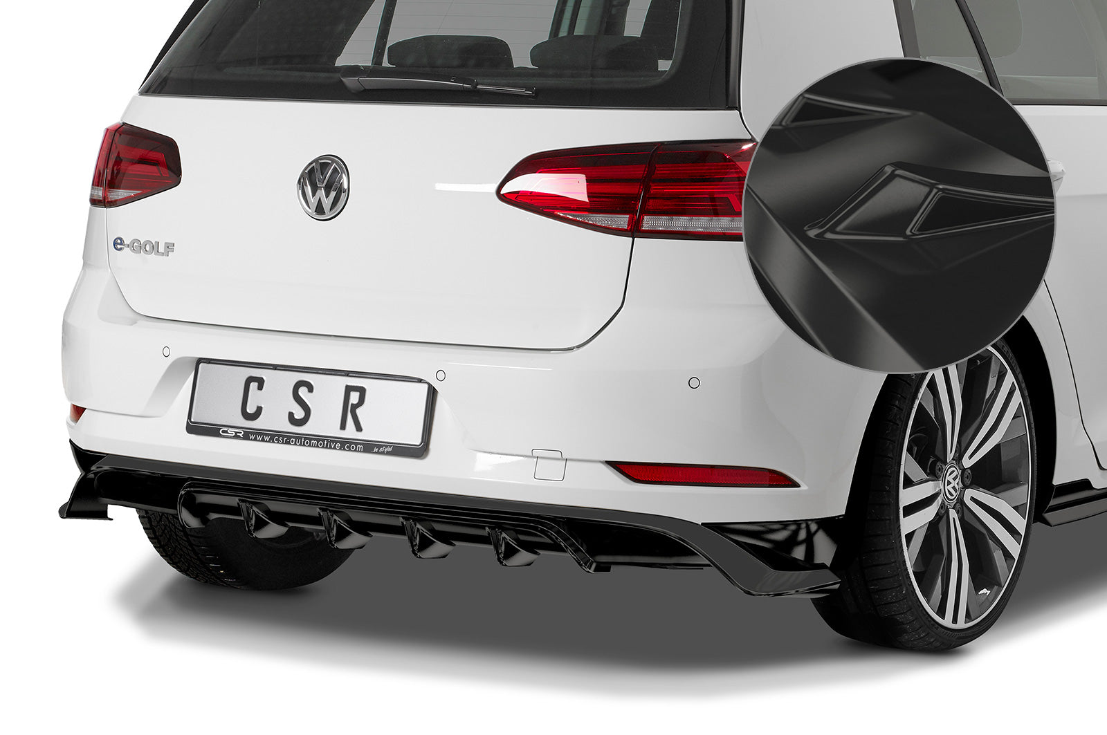 VW Golf 7/e-Golf Rear Diffuser HA279-G