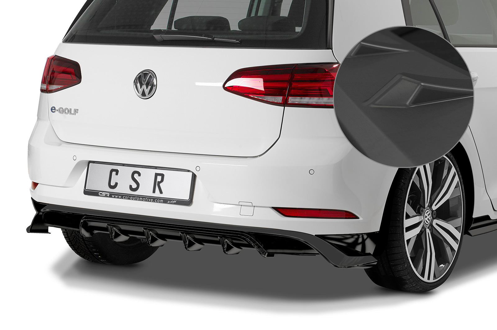 VW Golf 7/e-Golf Rear Diffuser HA279-G