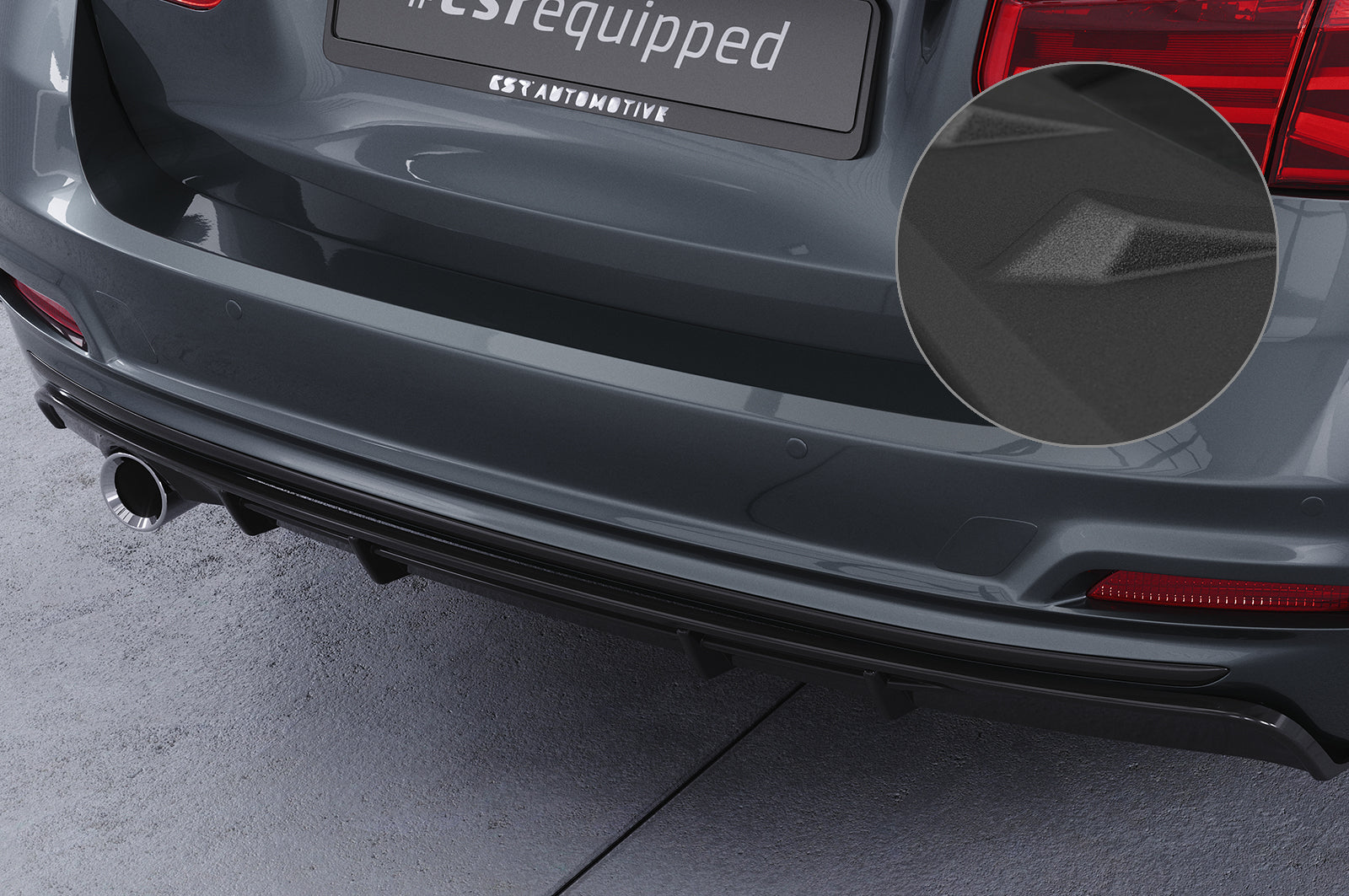 BMW 3 F31 LCI Rear Diffuser HA287-G