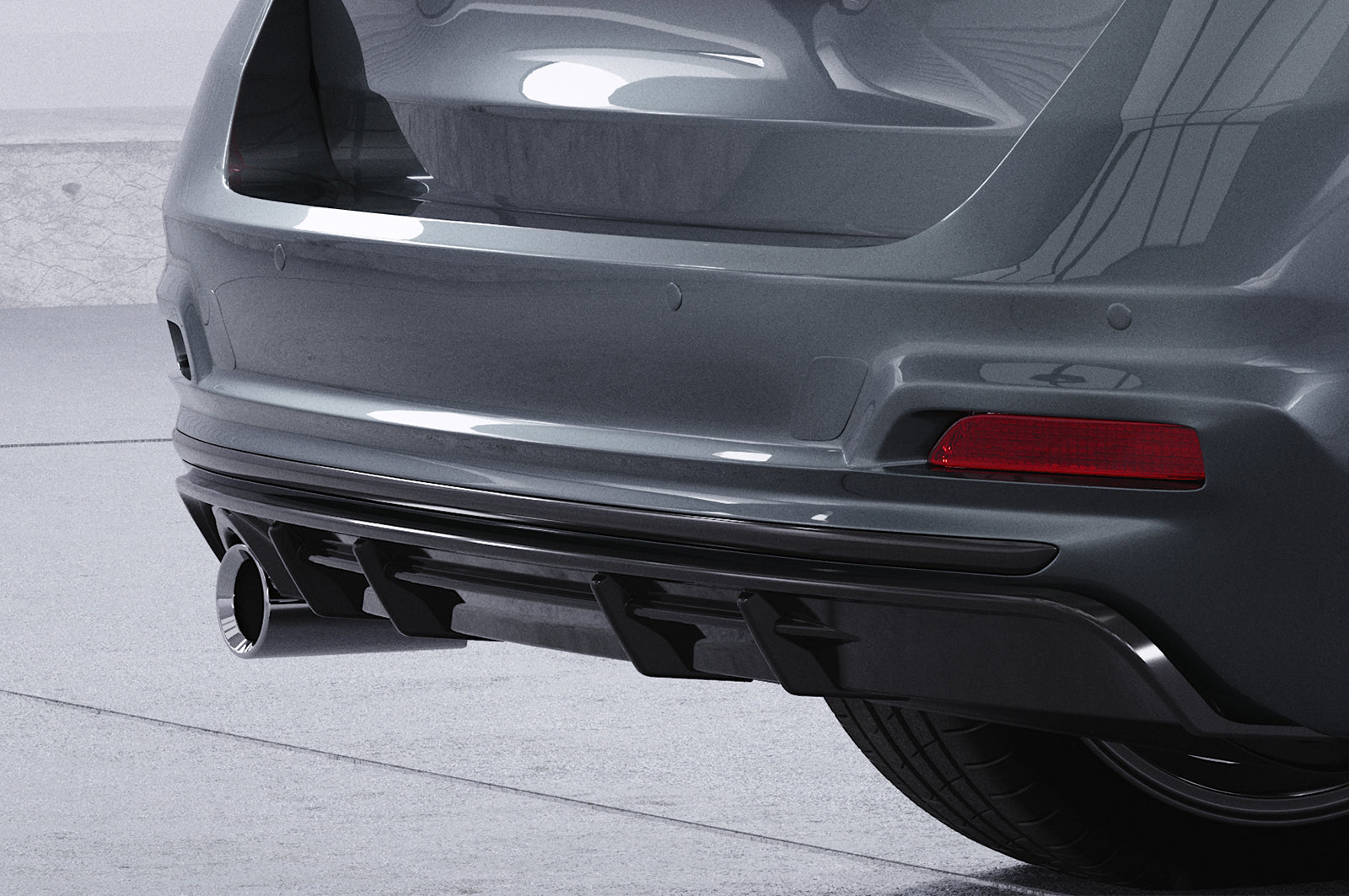 BMW 3 F31 LCI Rear Diffuser HA287-G