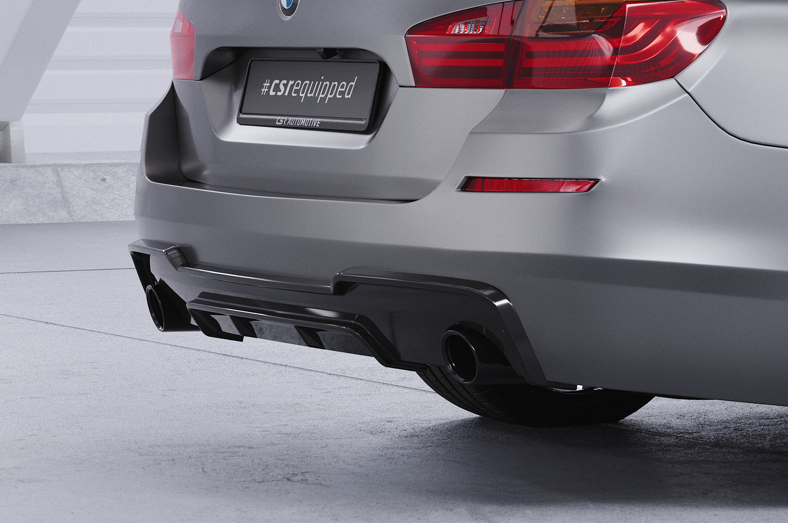 BMW 5 F10/F11 535i/535d M Sport Rear Diffuser HA289-G