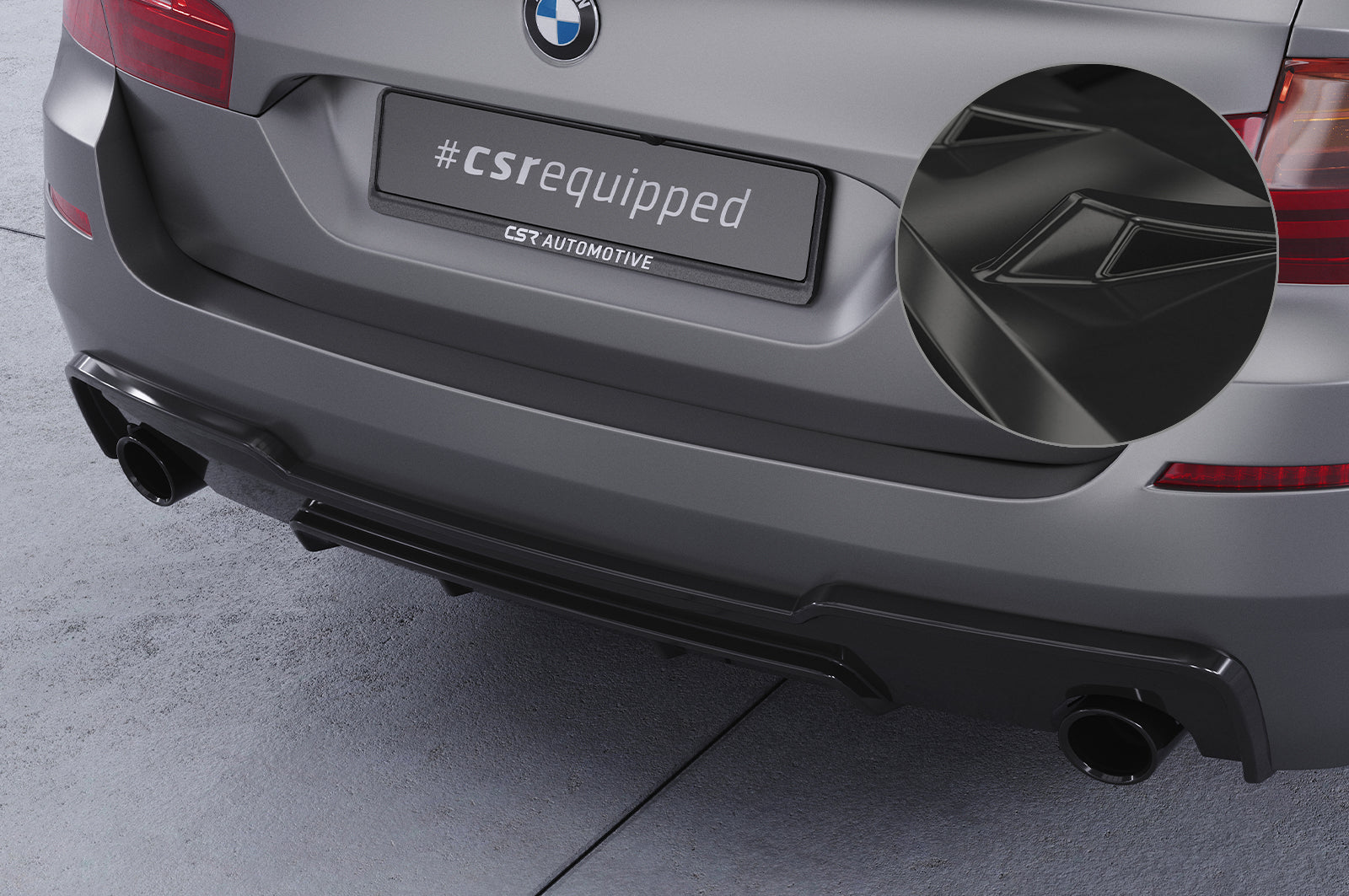 BMW 5 F10/F11 535i/535d M Sport Rear Diffuser HA289-G