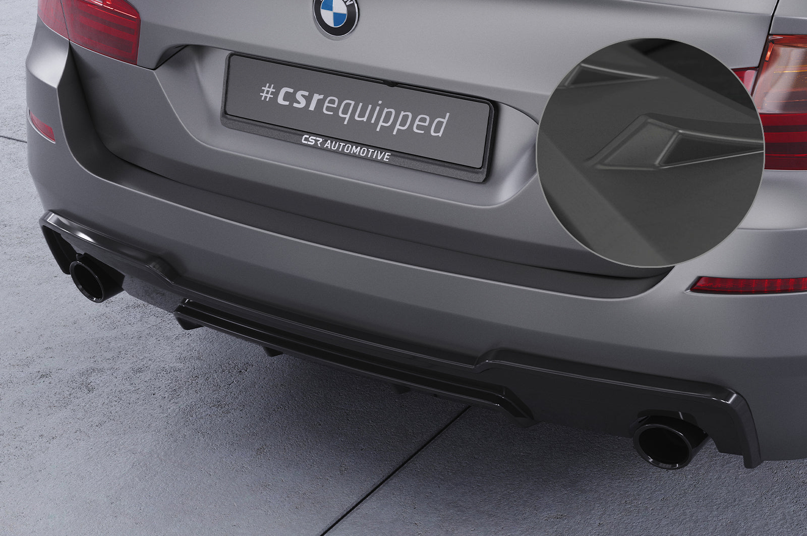 BMW 5 F10/F11 535i/535d M Sport Rear Diffuser HA289-G