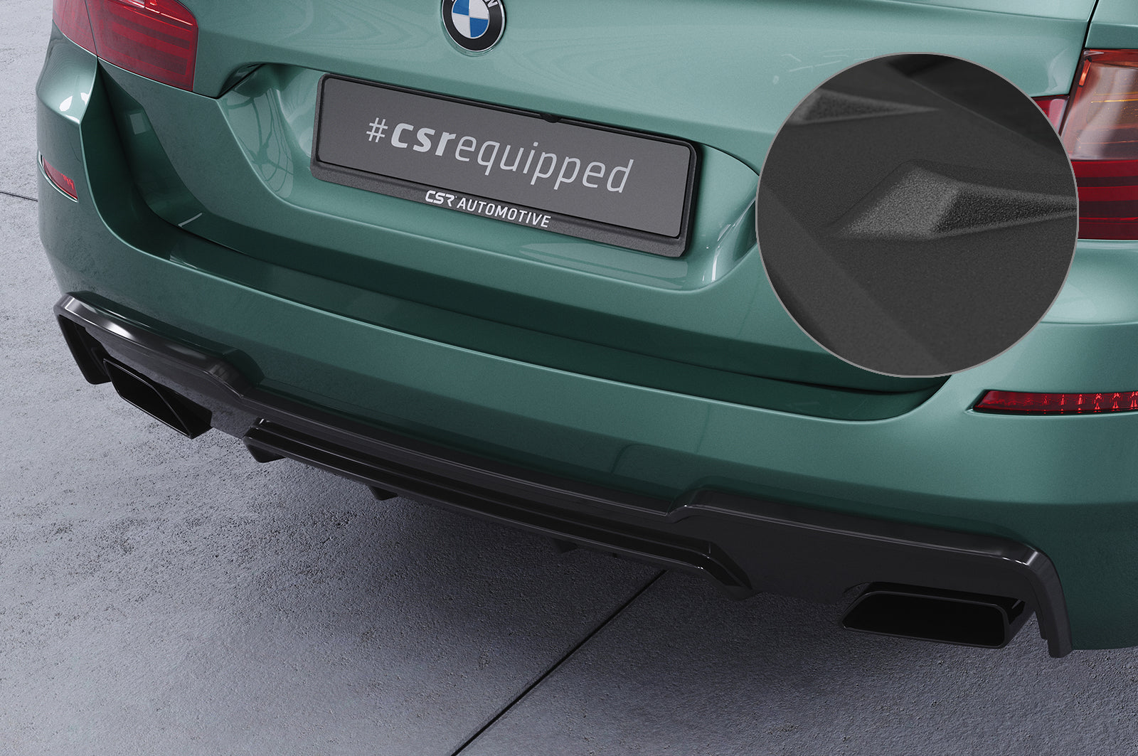 BMW 5 F10/F11 550i/550d M Sport Rear Diffuser HA290-G