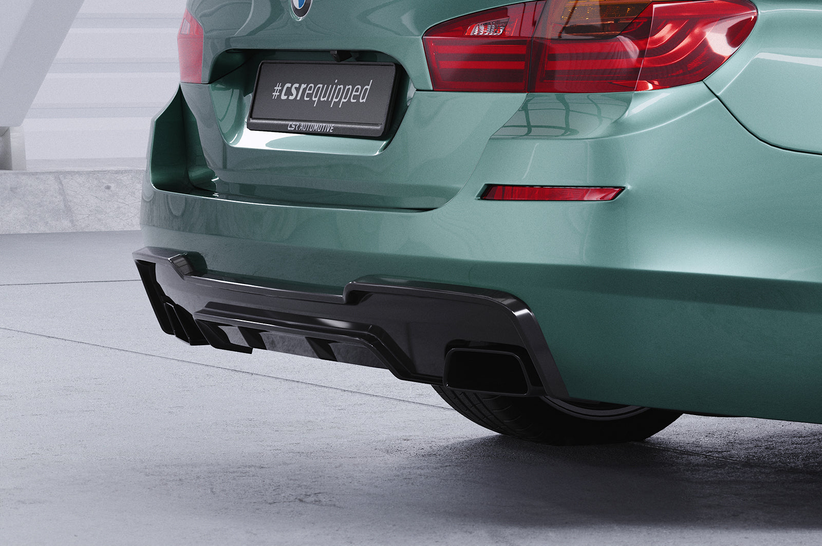 BMW 5 F10/F11 550i/550d M Sport Rear Diffuser HA290-G