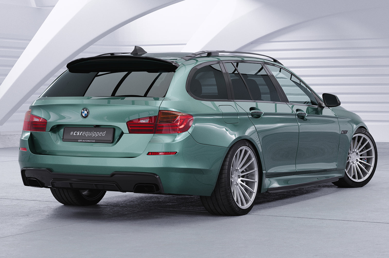 BMW 5 F10/F11 550i/550d M Sport Rear Diffuser HA290-G