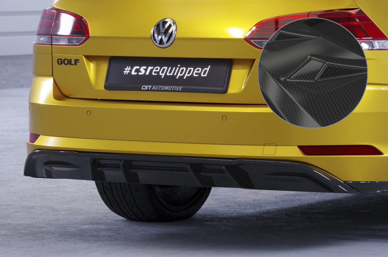 VW Golf 7 Rear Diffuser HA292-G