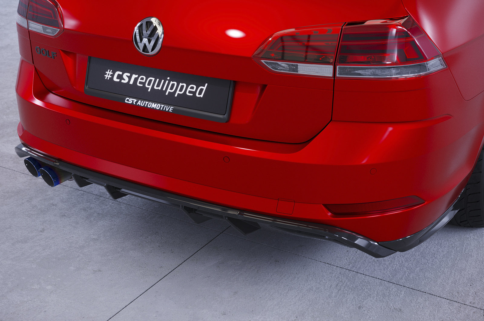 VW Golf 7 GTD Rear Diffuser HA293-G