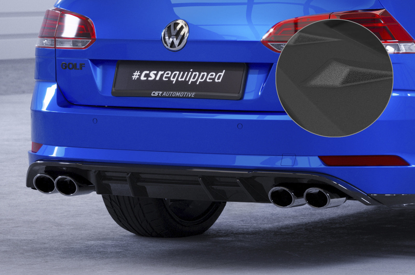 VW Golf 7 R Rear Diffuser HA294-G