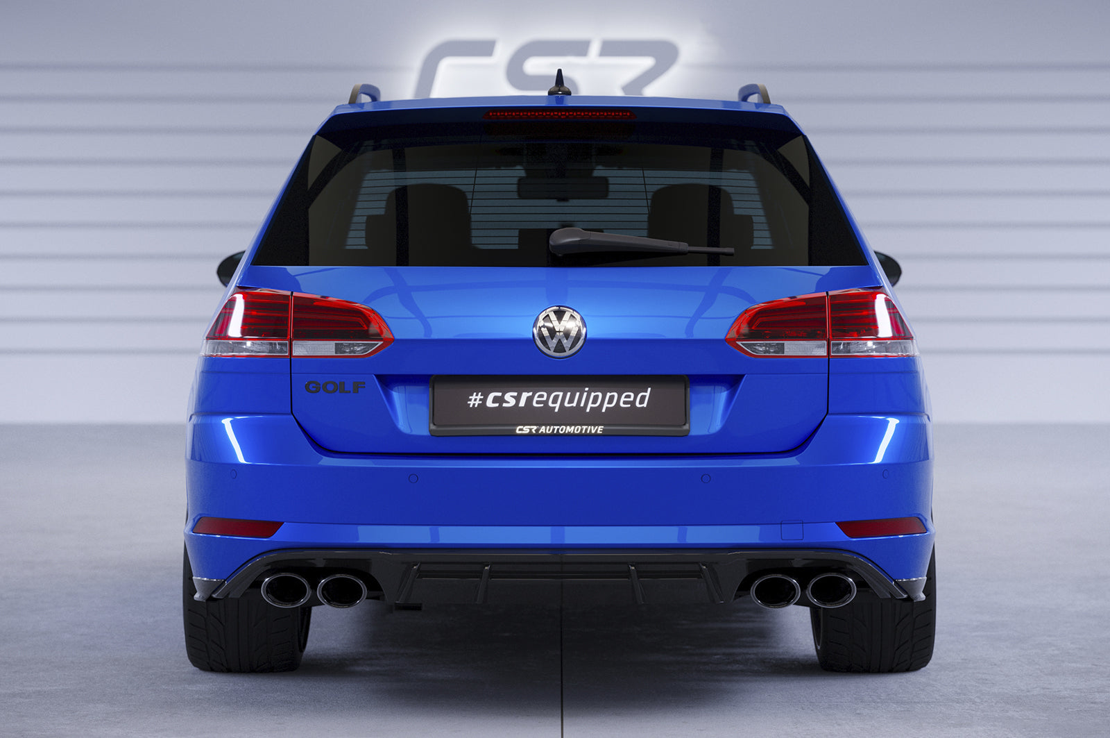VW Golf 7 R Rear Diffuser HA294-G