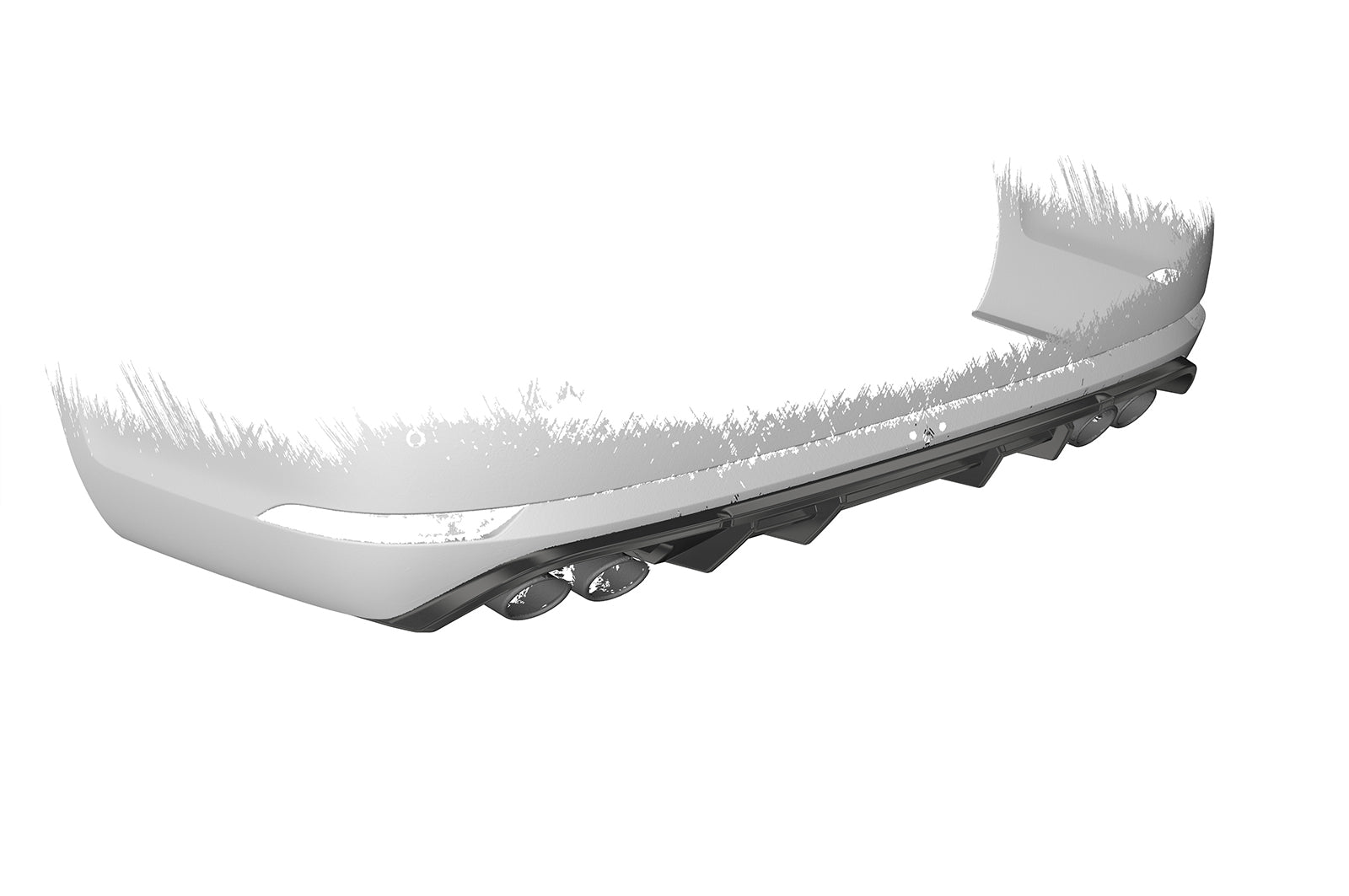 VW Golf 7 R Rear Diffuser HA294-G