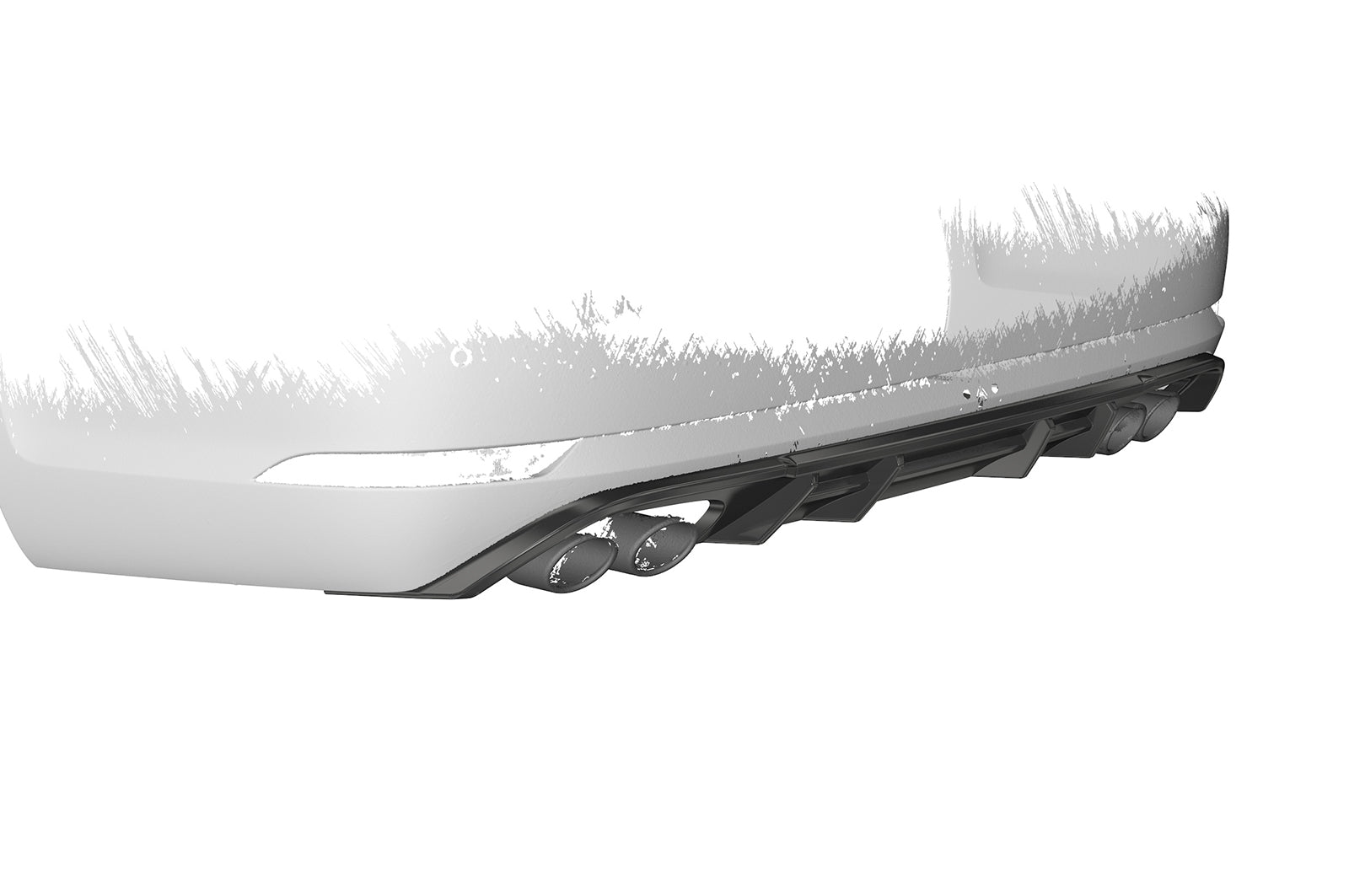 VW Golf 7 R Rear Diffuser HA294-G