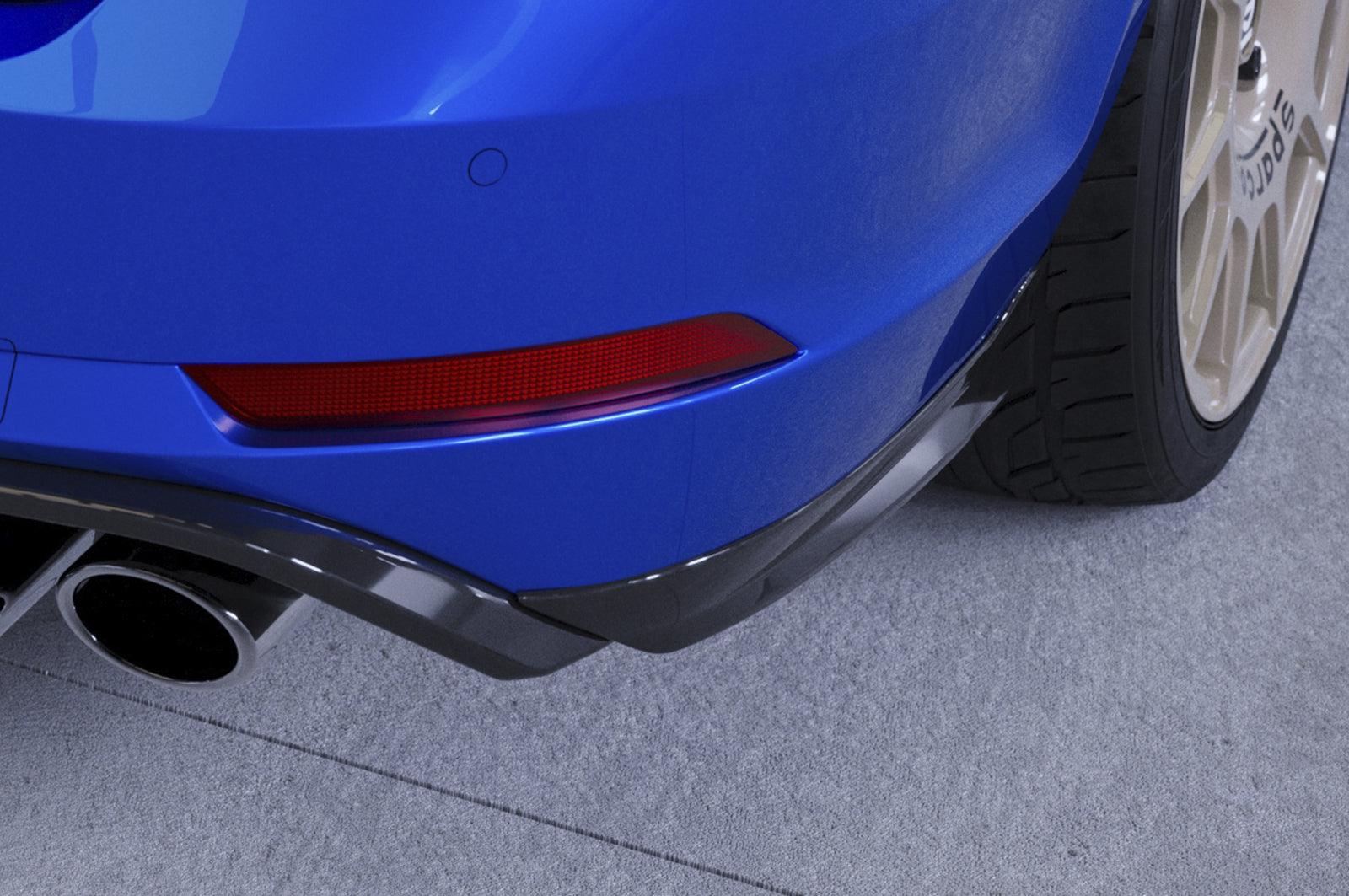 VW Golf 7 Rear Diffuser HA295-G
