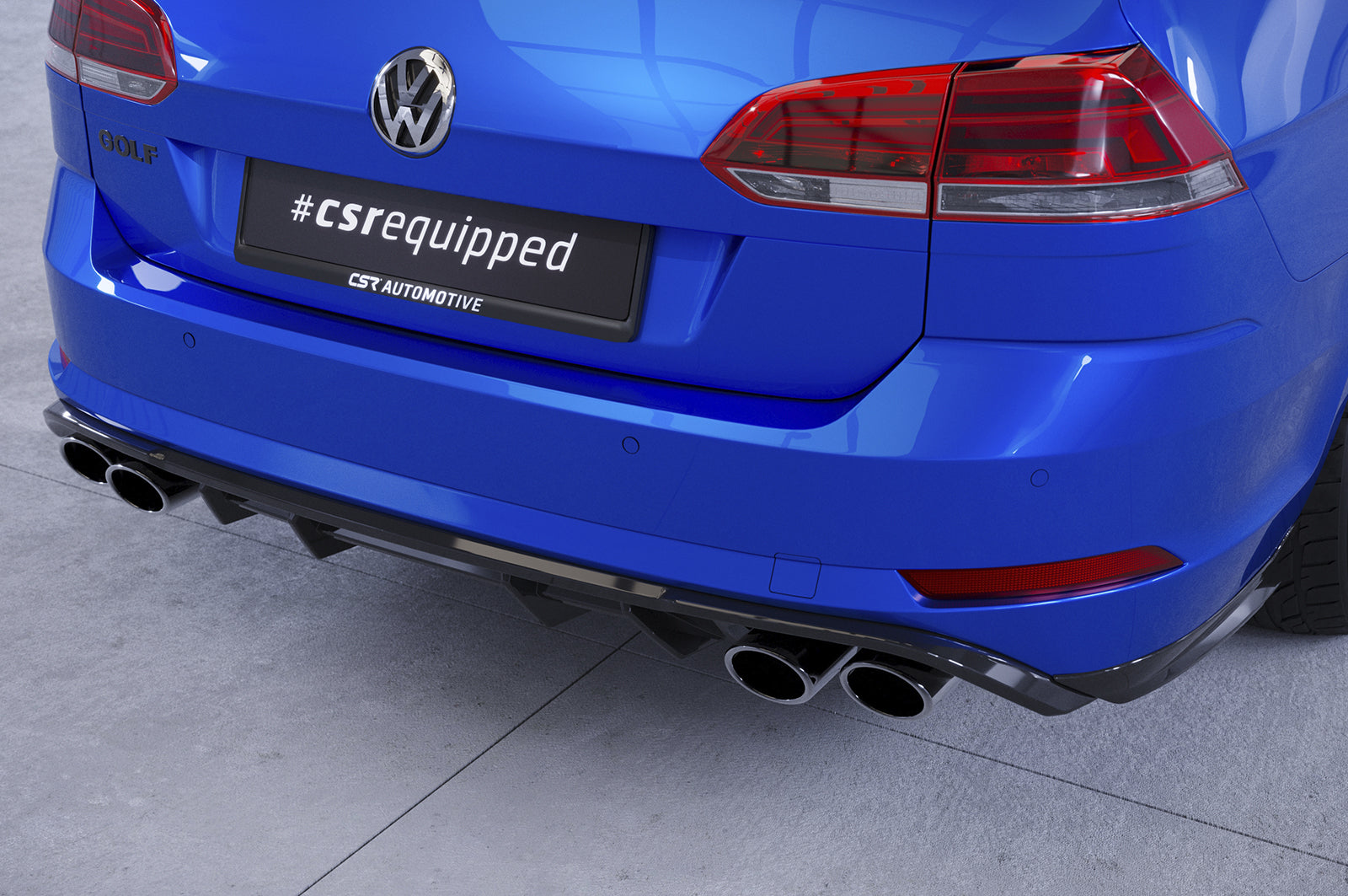 VW Golf 7 Rear Diffuser HA295-G