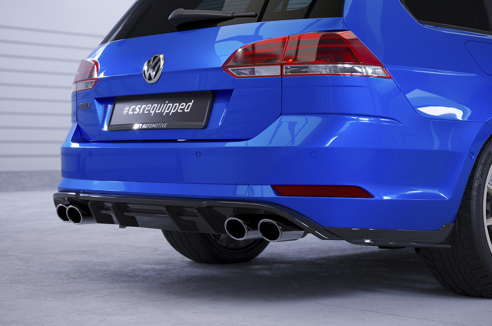 VW Golf 7 Rear Diffuser HA295-G