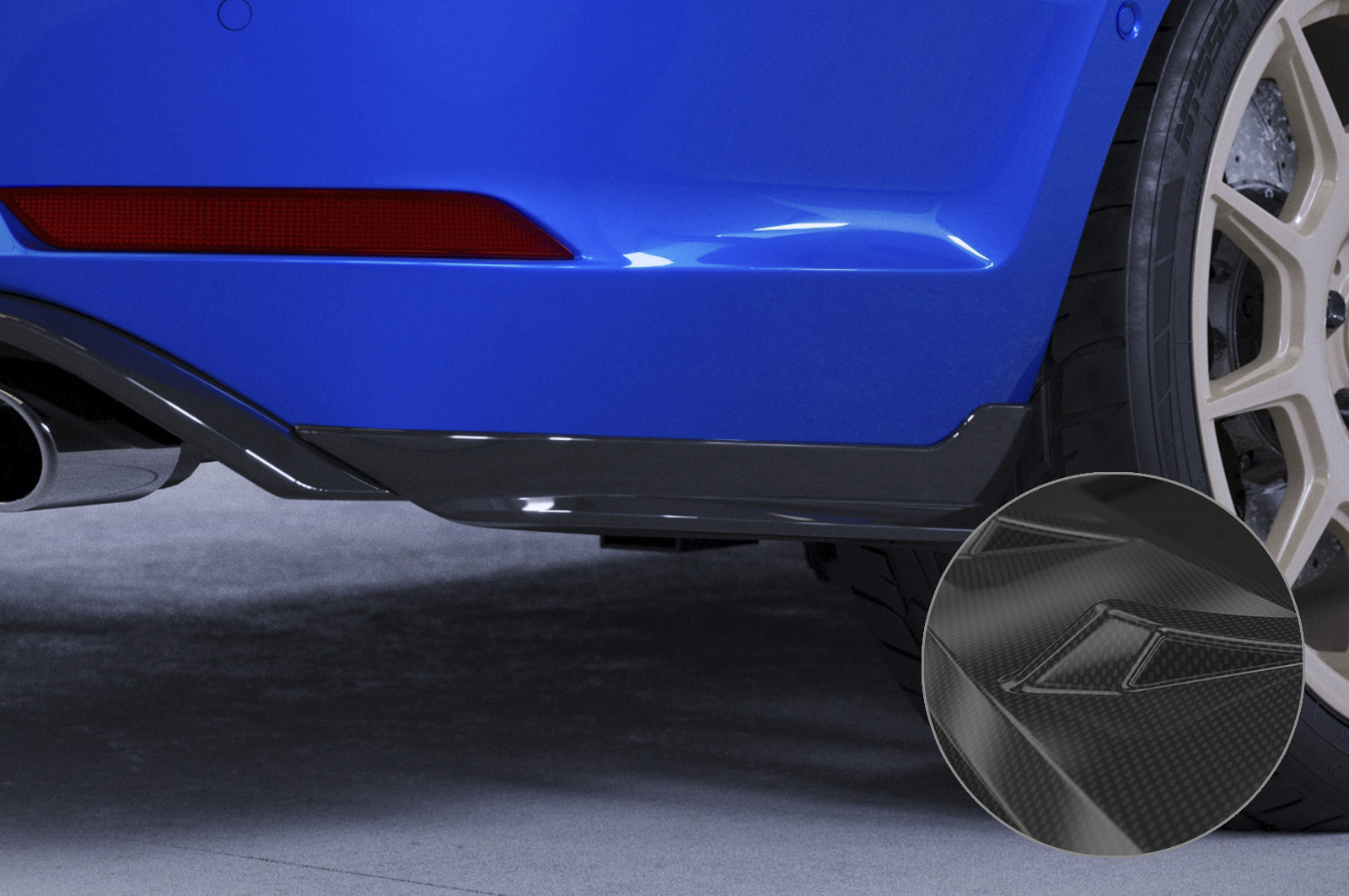 VW Golf 7 Rear Diffuser HA295-G