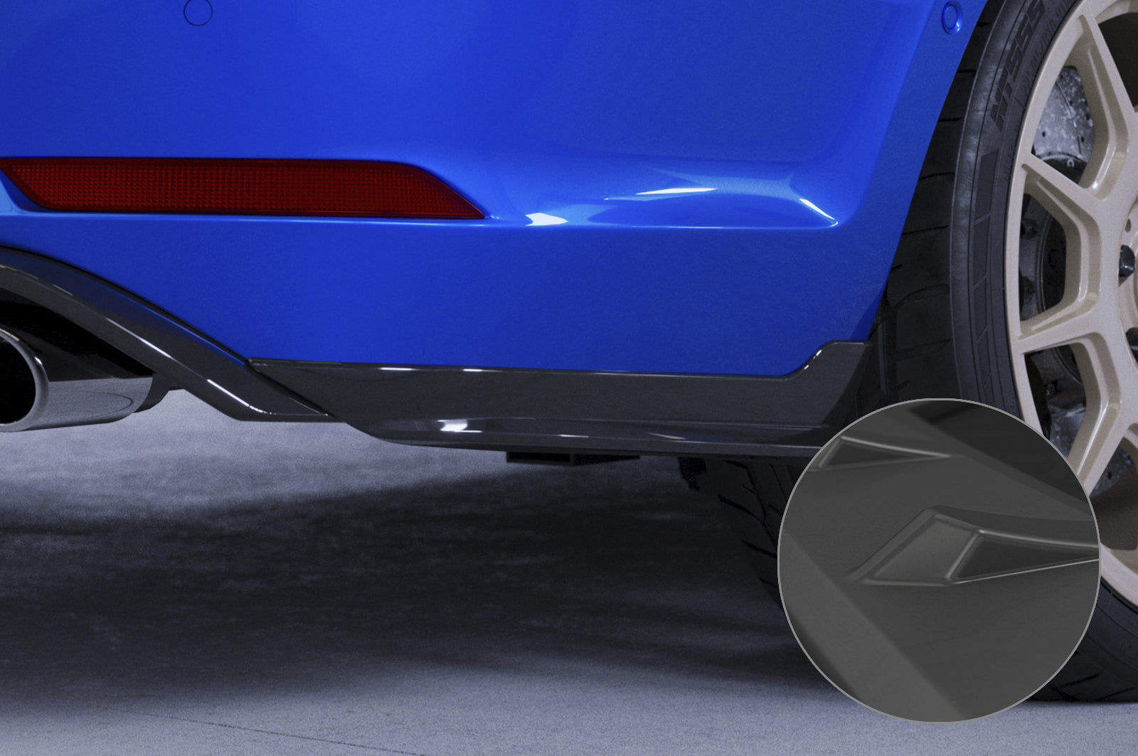 VW Golf 7 Rear Diffuser HA295-G