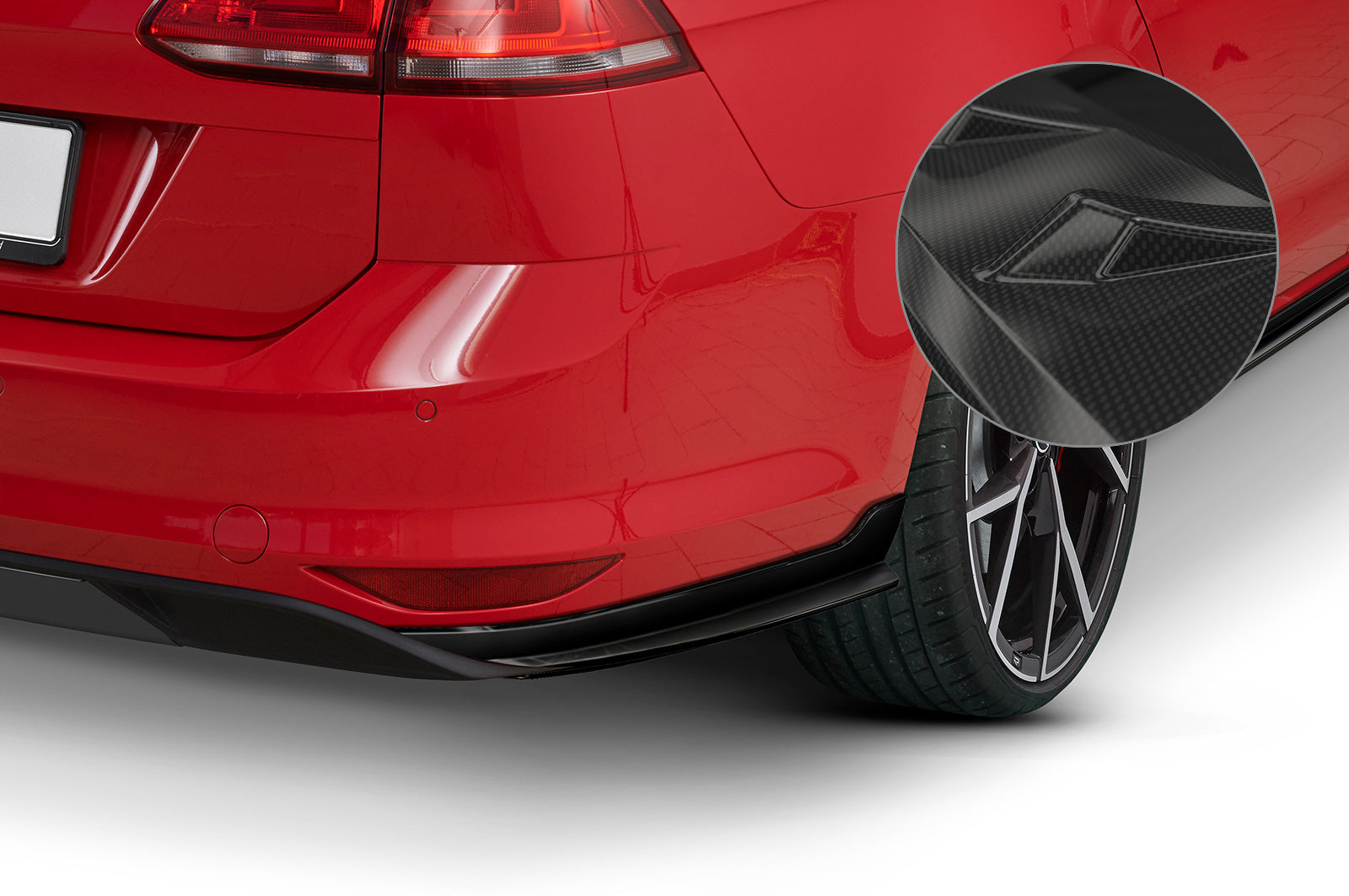 VW Golf 7 Rear Diffuser HA296-G