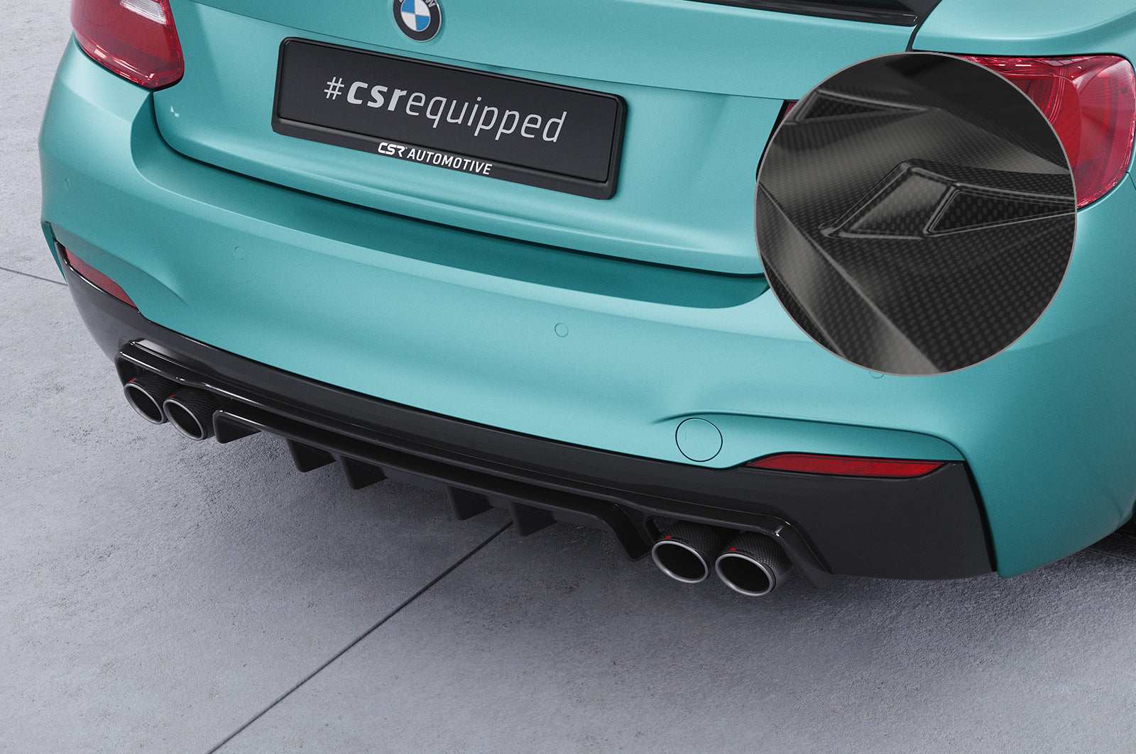 BMW 2 F22/F23 M Sport Rear Diffuser HA306-G