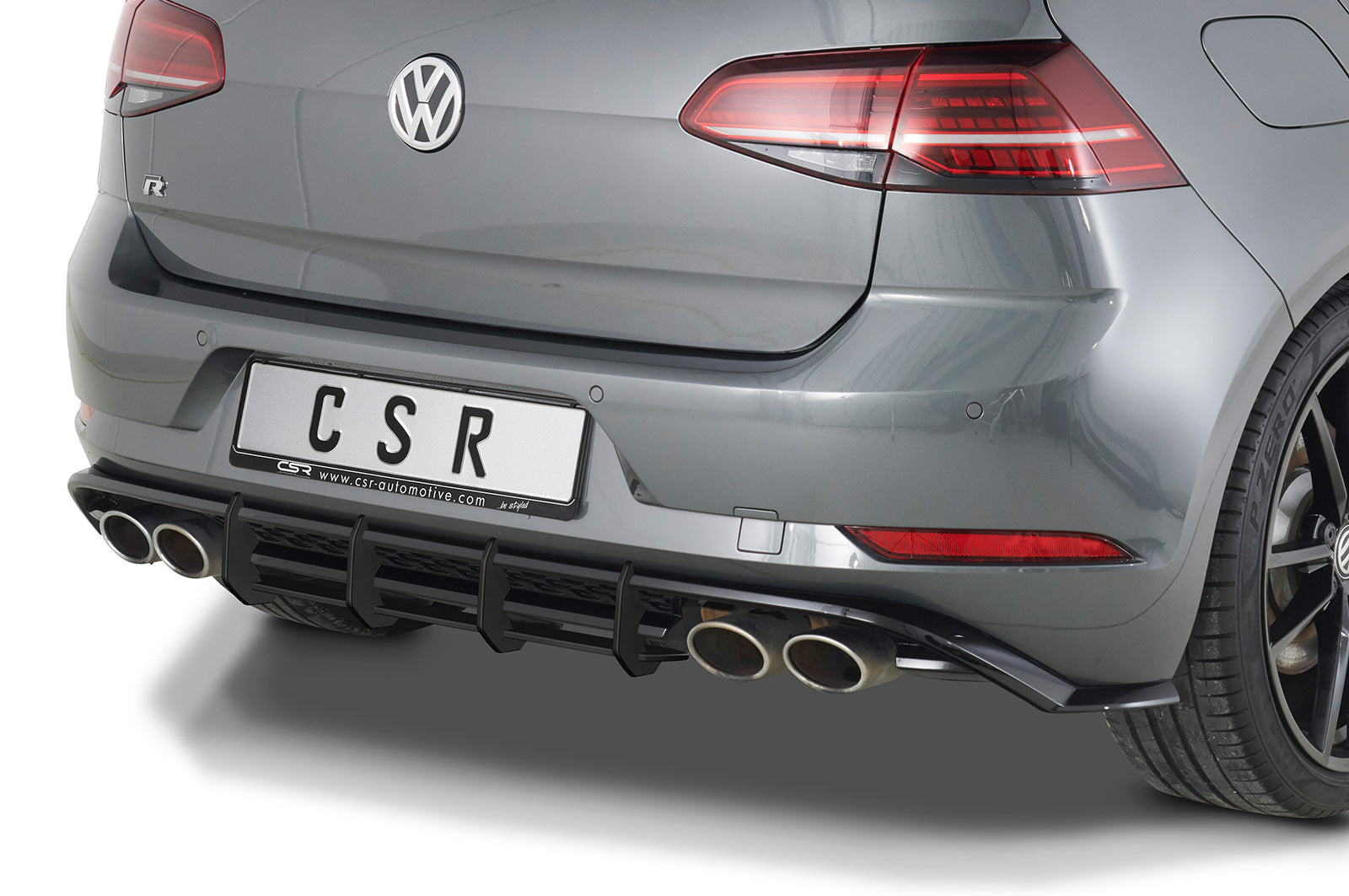 VW Golf 7 R Rear Diffuser HA313-B