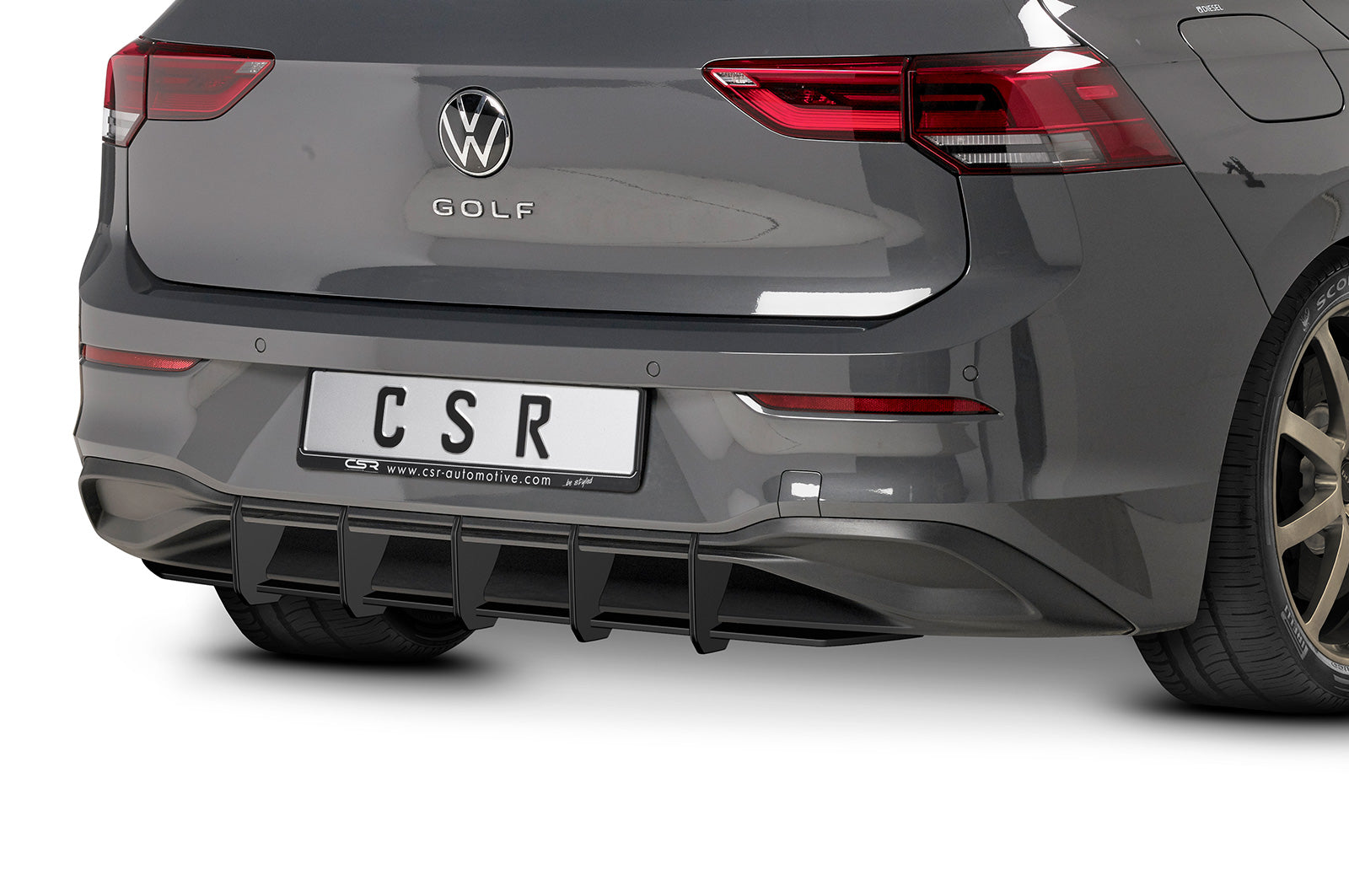 VW Golf 8 Rear Diffuser HA314-B