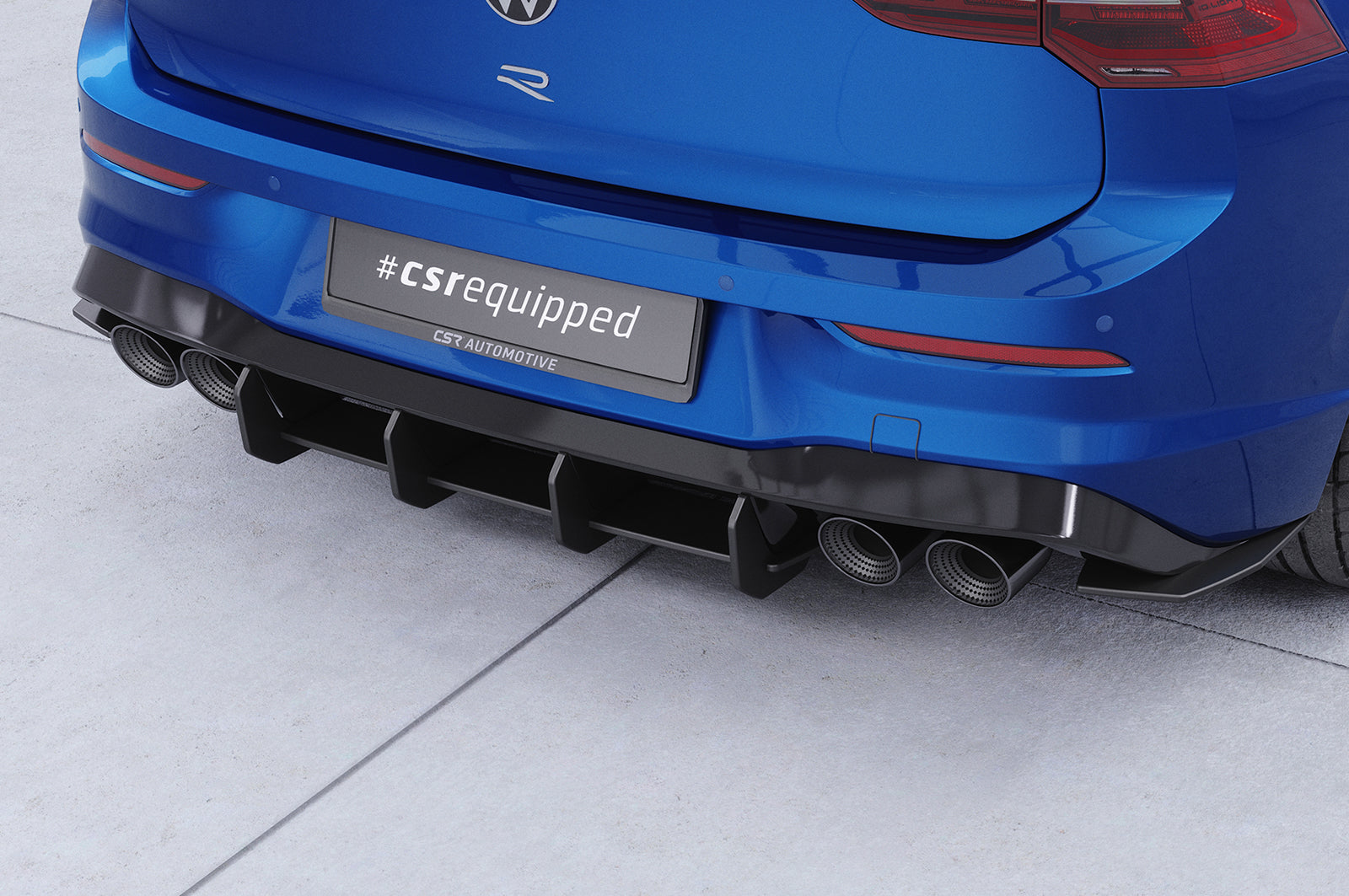 VW Golf 8 R Rear Diffuser HA315-L