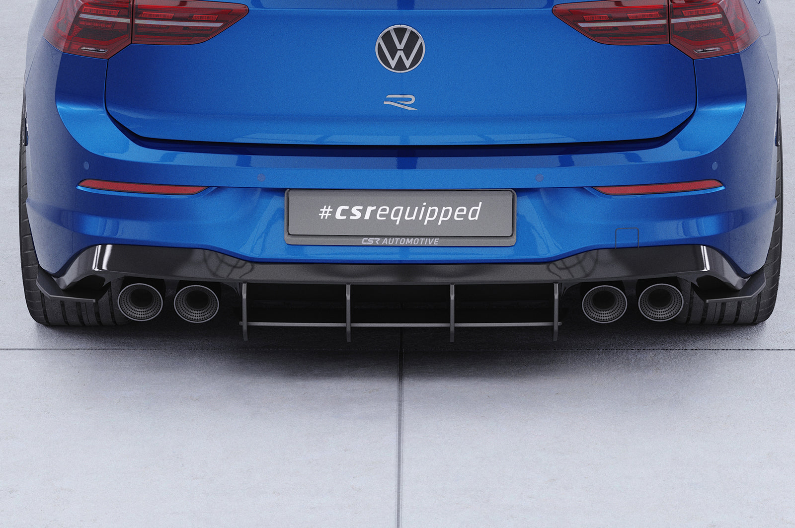 VW Golf 8 R Rear Diffuser HA315-L