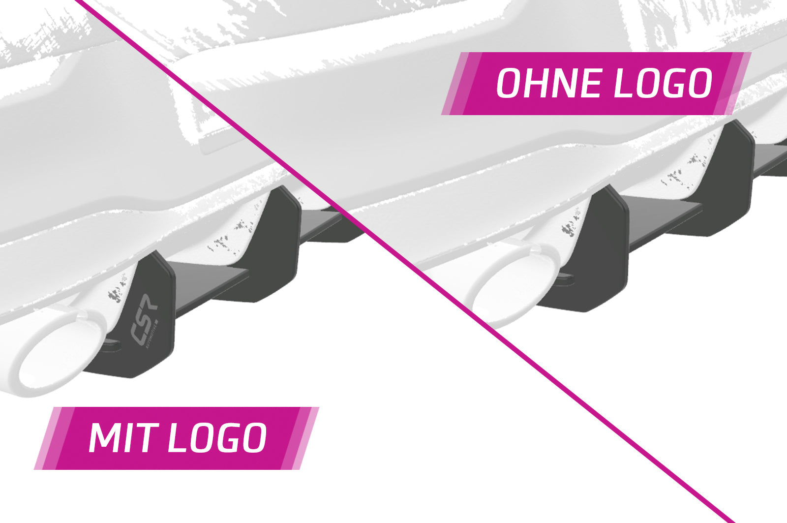 VW Golf 8 R Rear Diffuser HA315-L
