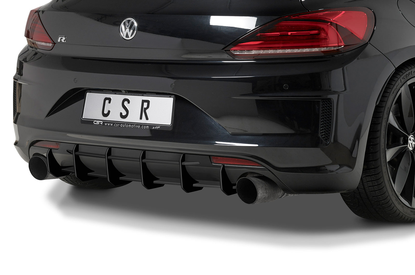 VW Scirocco 3 R Rear Diffuser HA319-B