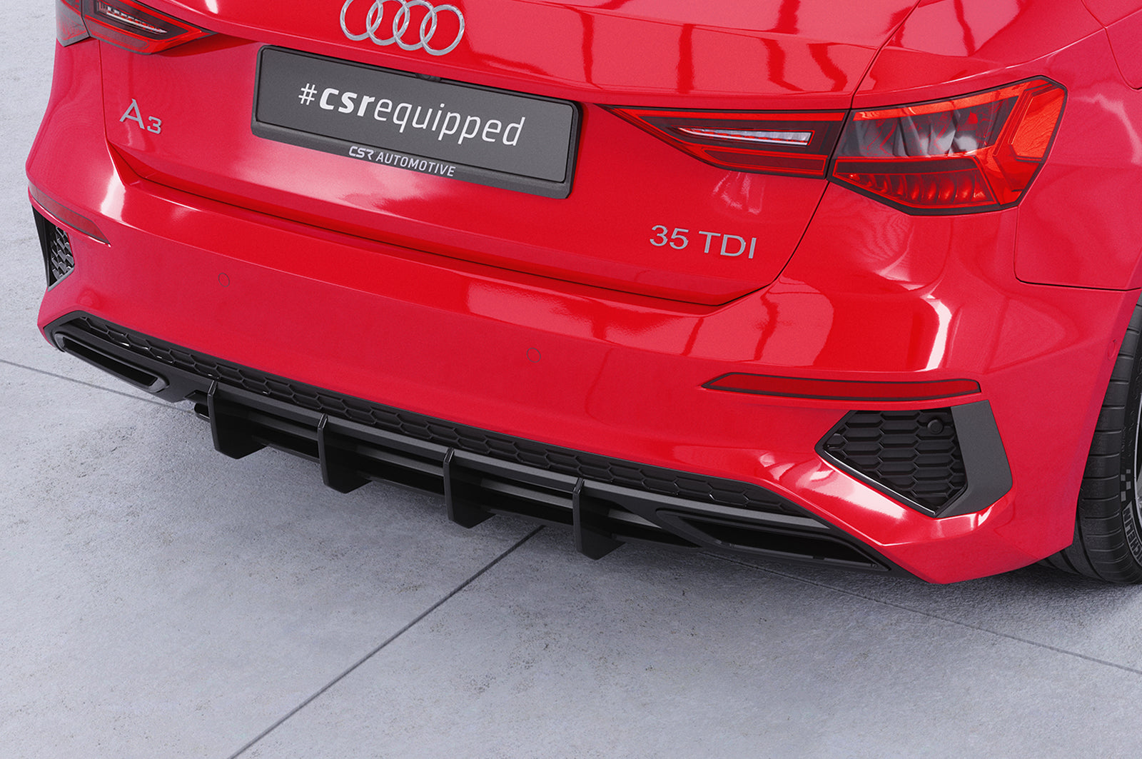 Audi A3 8Y S-Line Rear Diffuser HA327-L