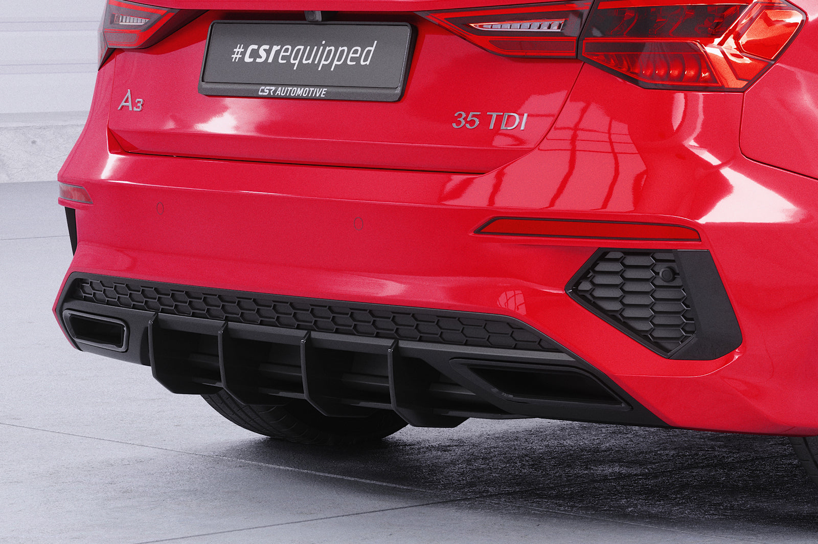 Audi A3 8Y S-Line Rear Diffuser HA327-L