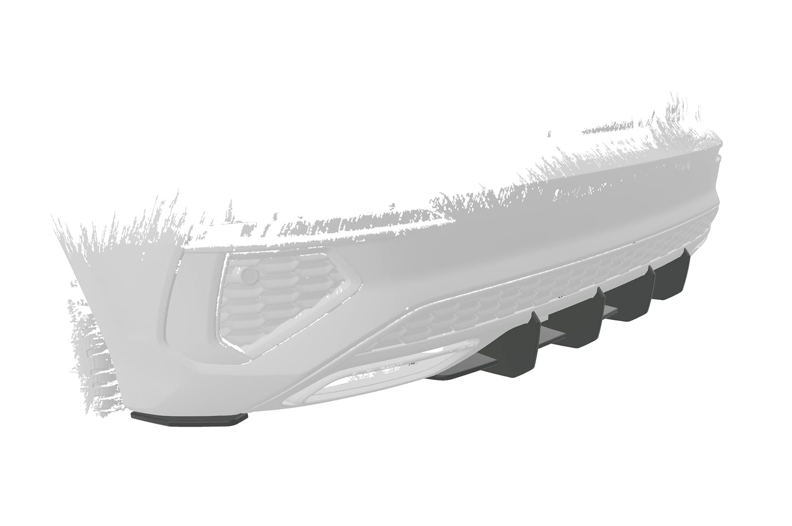 Audi A3 8Y S-Line Rear Diffuser HA327-L