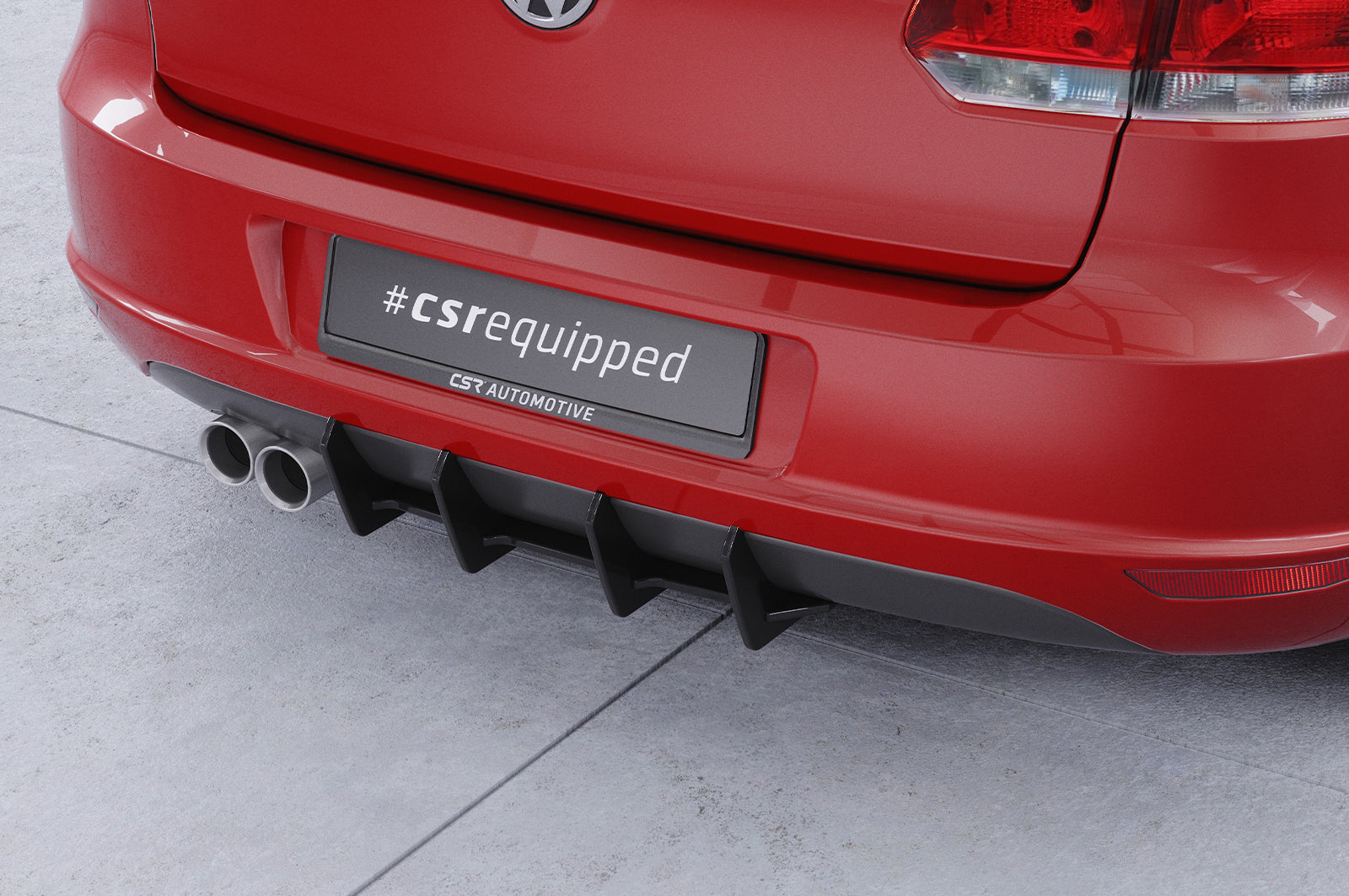 VW Golf 6 1K Rear Diffuser HA334-B