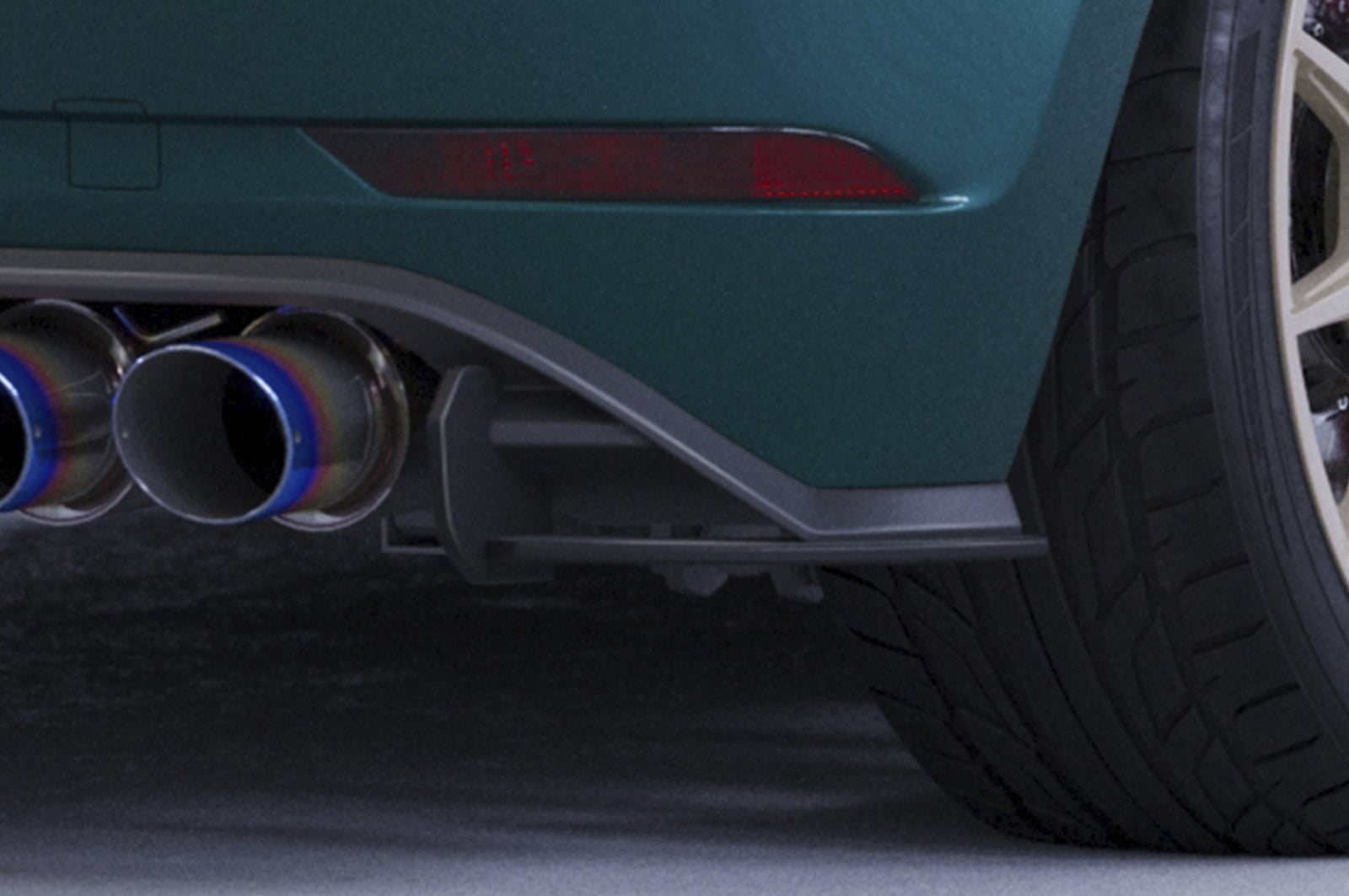 VW Golf 7 R Rear Diffuser HA373-L