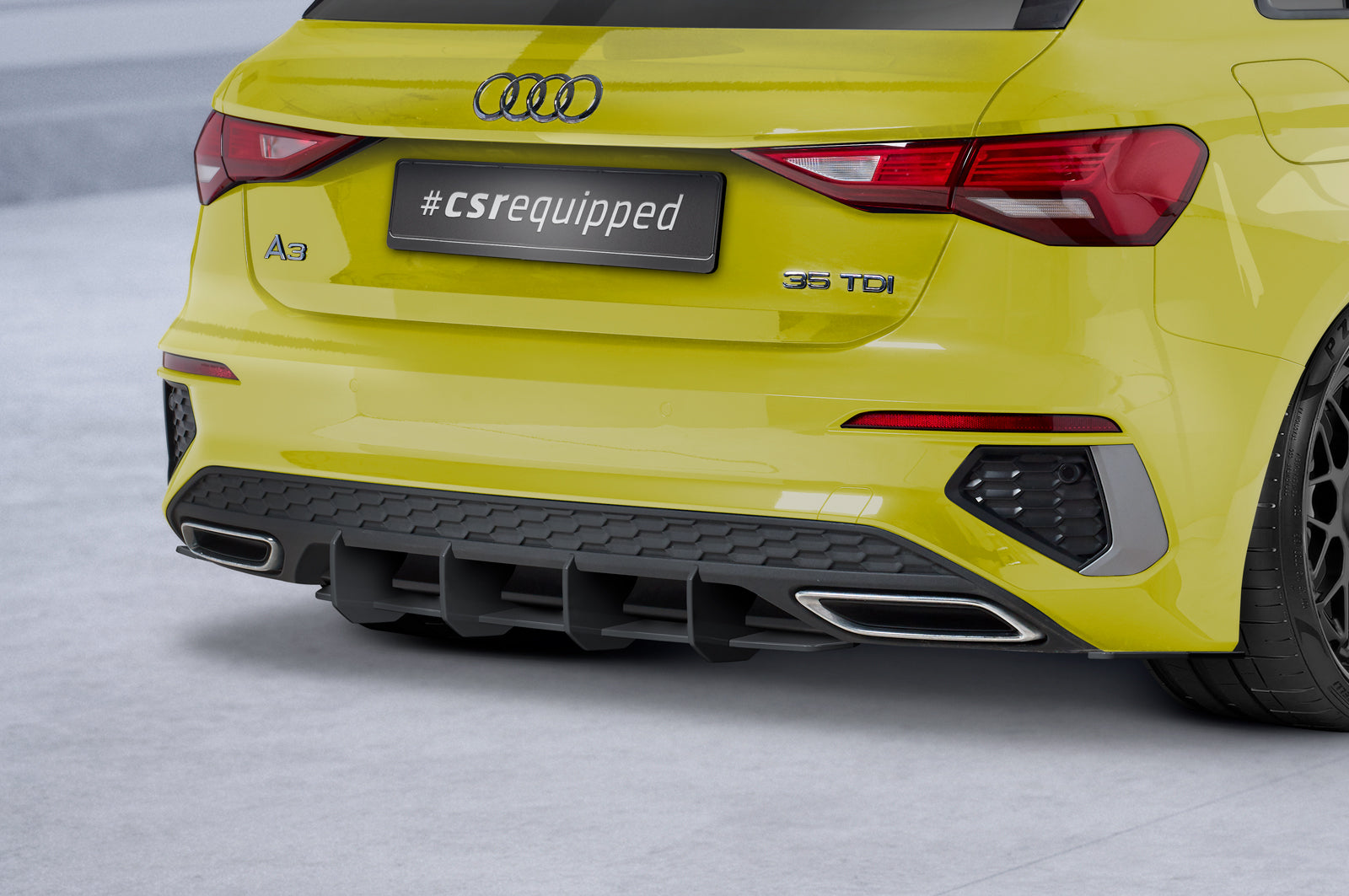Audi A3 8Y S-Line Rear Diffuser HA383-L