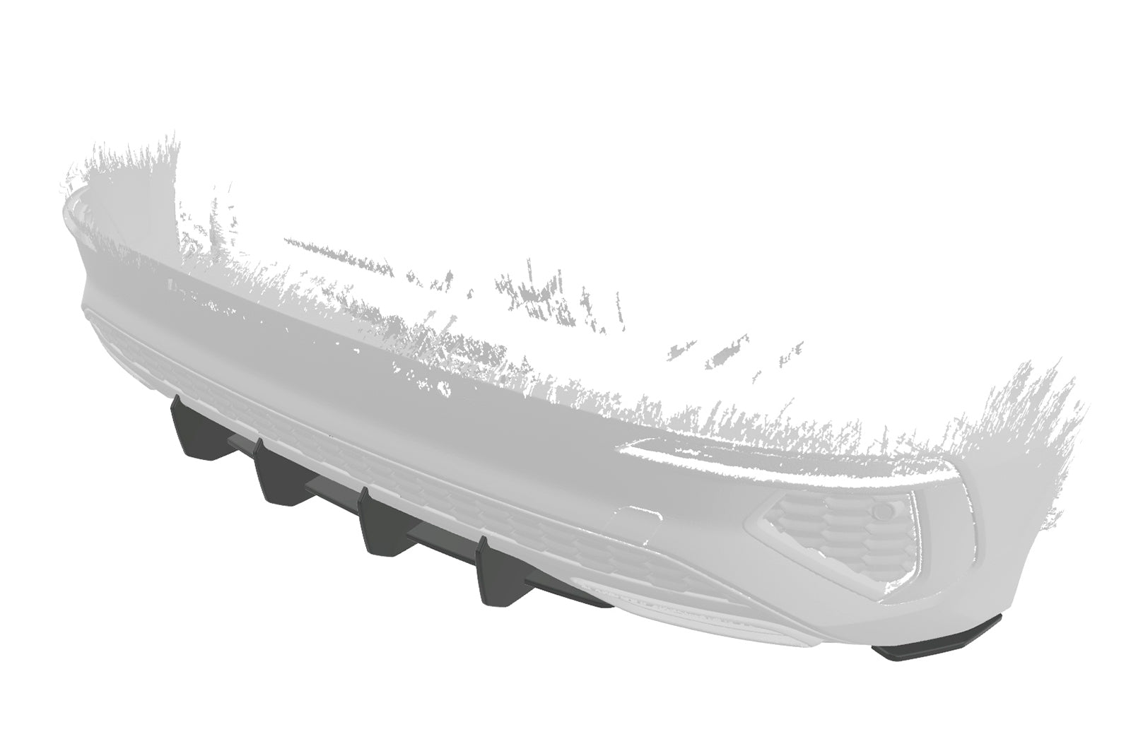 Audi A3 8Y S-Line Rear Diffuser HA383-L