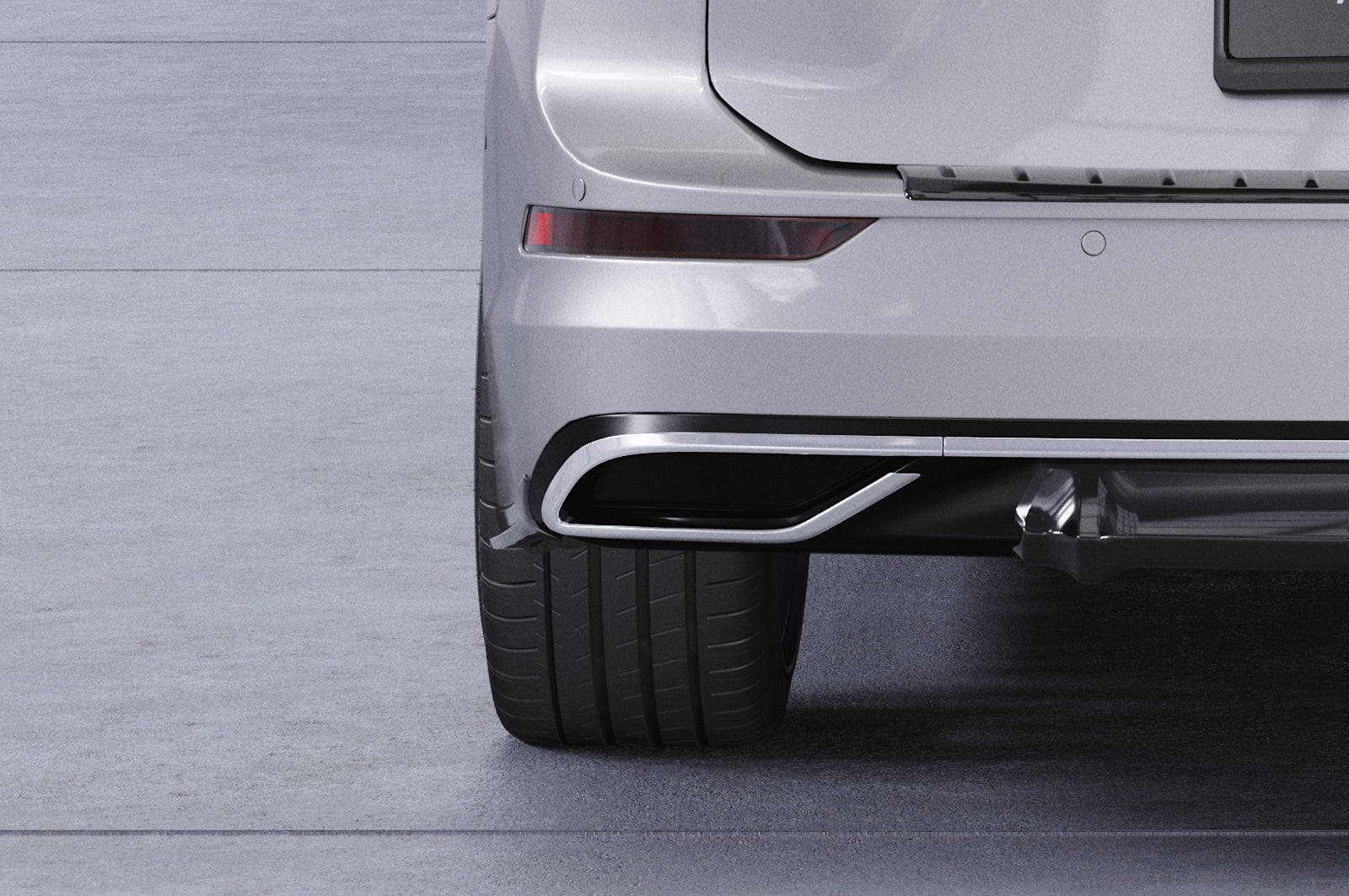 VW Golf 8 Rear Diffuser HA414-G