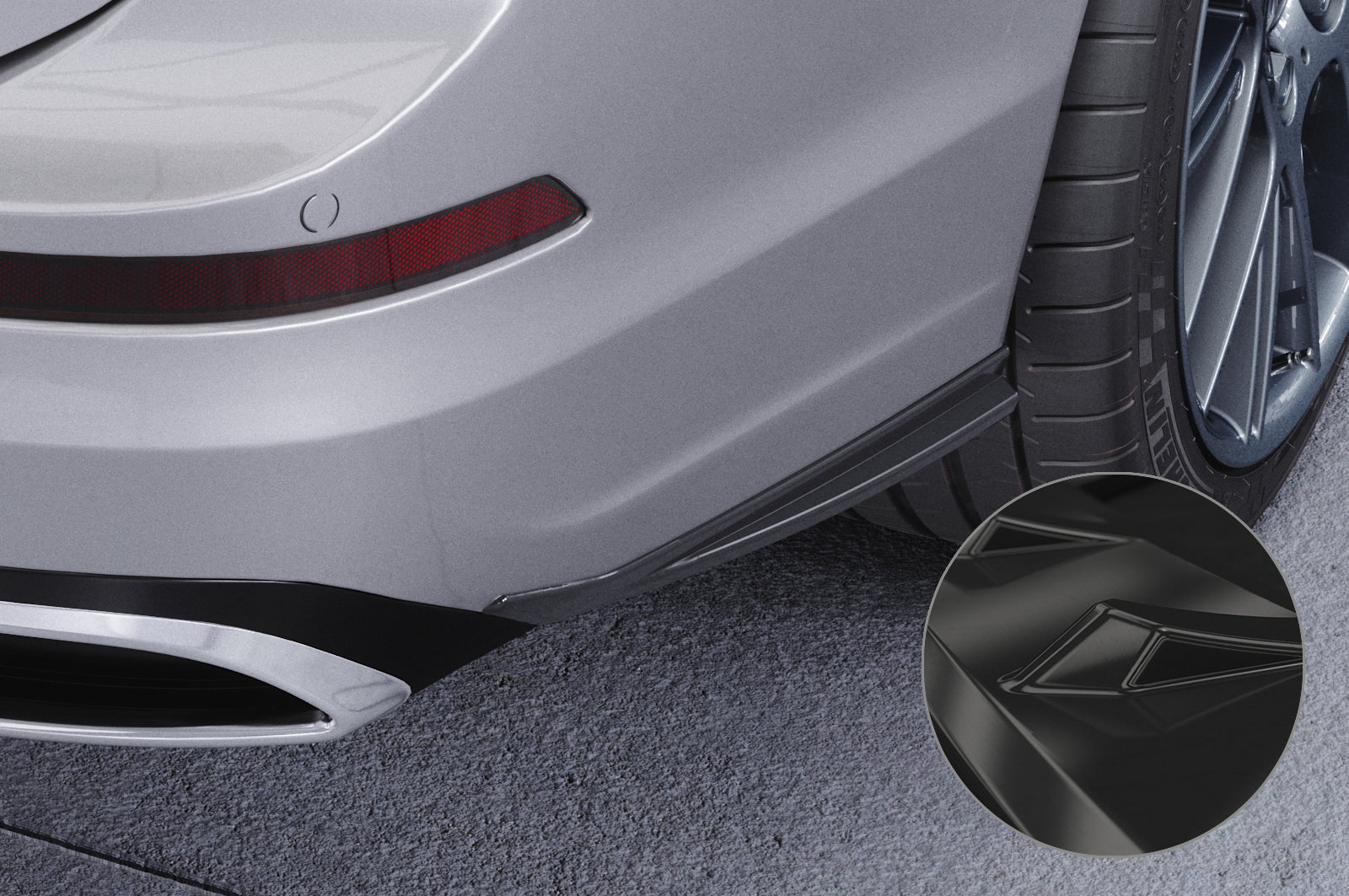 VW Golf 8 Rear Diffuser HA414-G