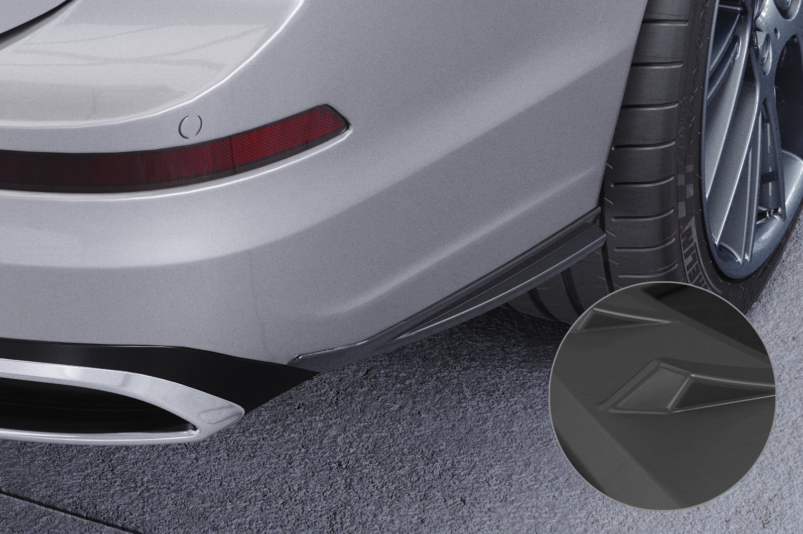VW Golf 8 Rear Diffuser HA414-G
