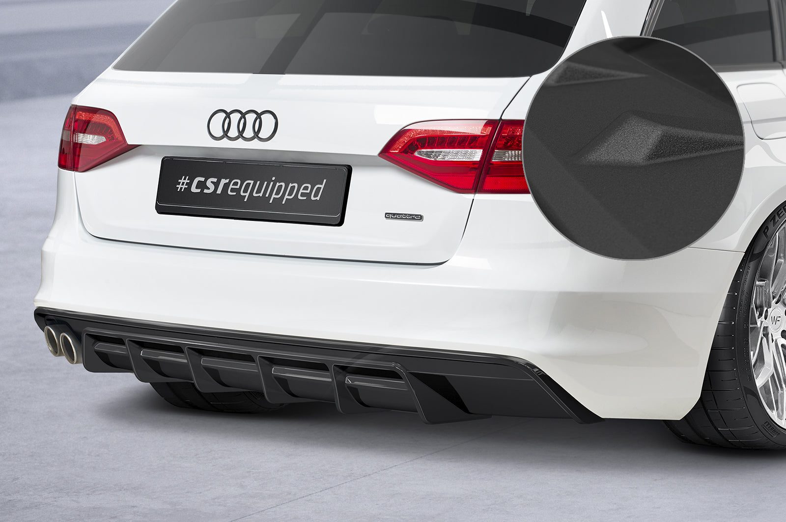 Audi A4 B8 Rear Diffuser HA418-G