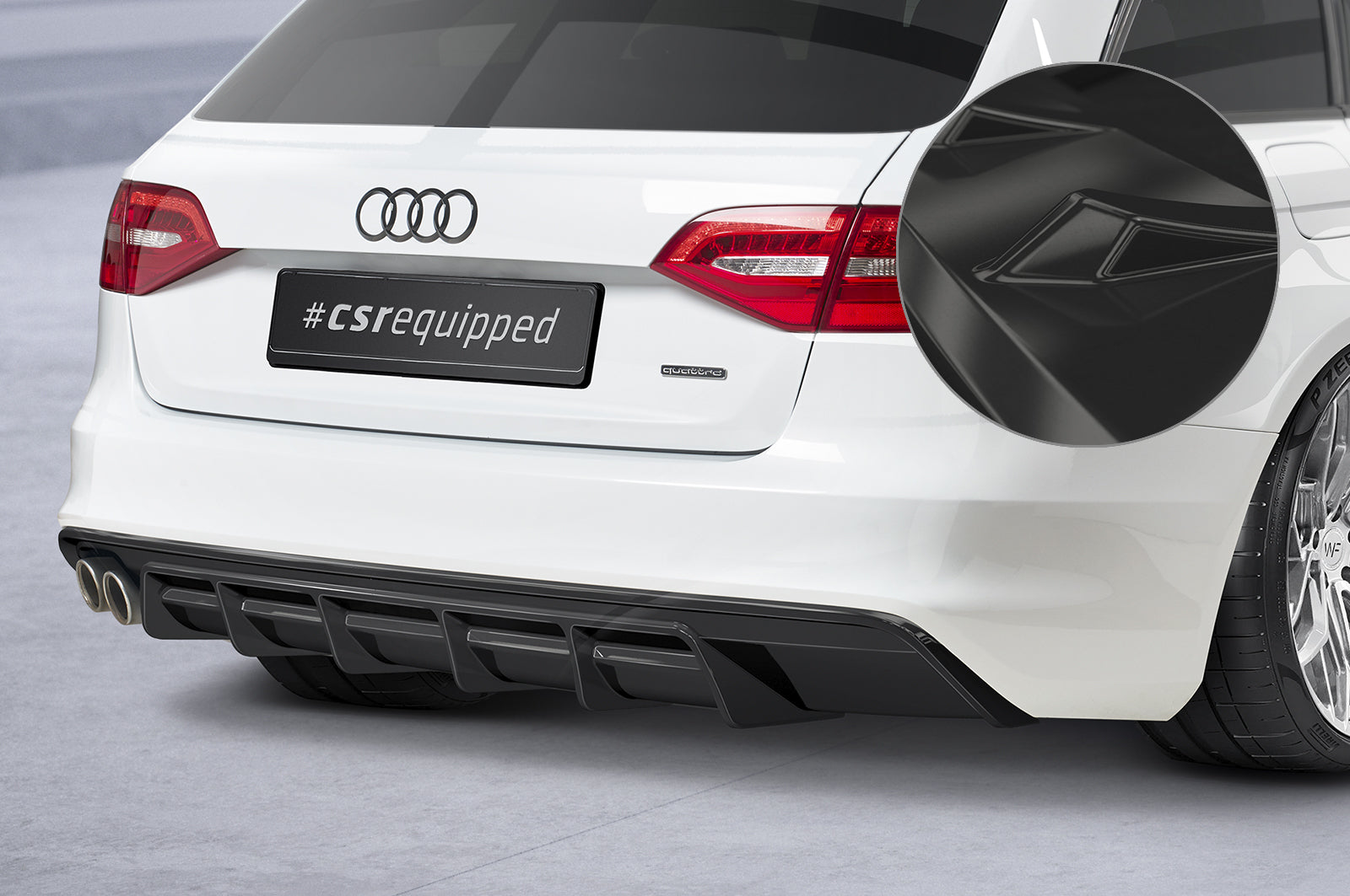 Audi A4 B8 Rear Diffuser HA418-G
