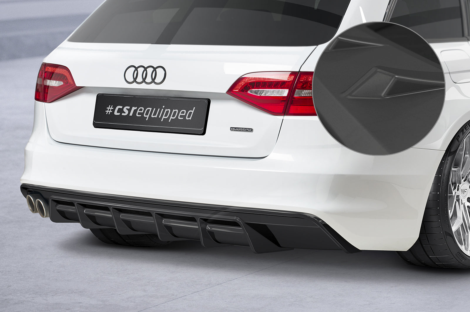 Audi A4 B8 Rear Diffuser HA418-G